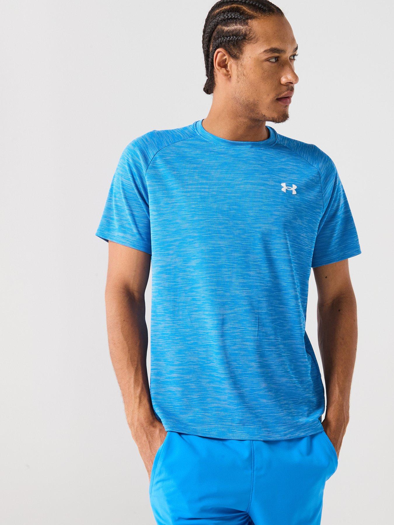 under-armour-mens-training-tech-textured-t-shirt-blue
