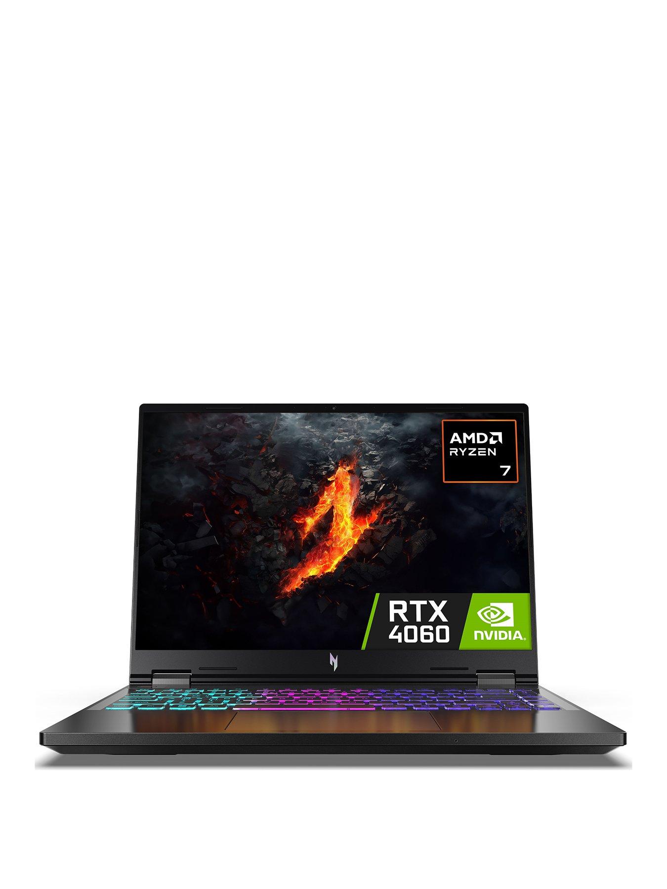 undefined Nitro Gaming Laptop - GeForce RTX 4060 - AMD Ryzen 7 - 16GB RAM - 512GB SSD  - 14.5in 120Hz WUXGA