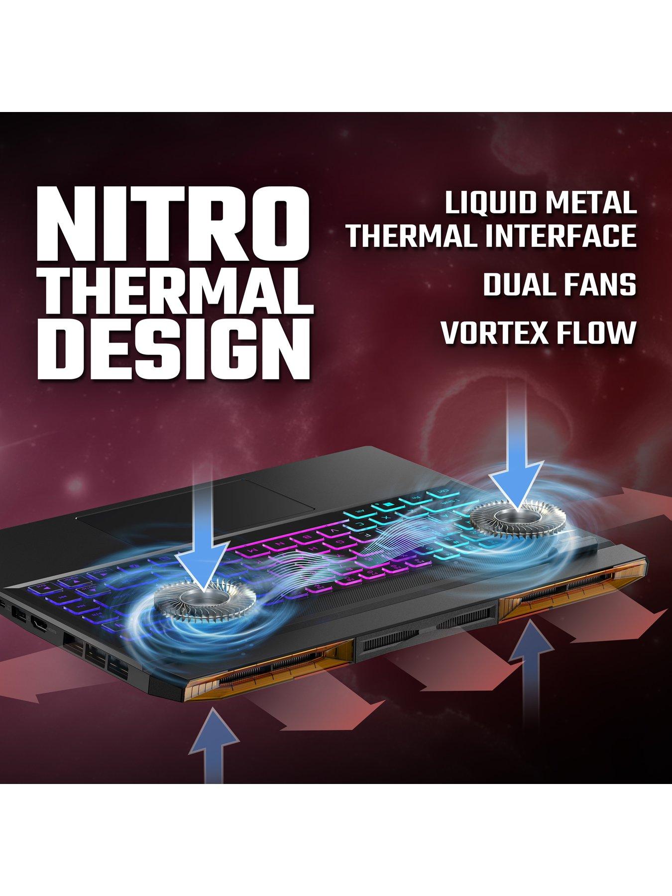  image of acer-nitro-14nbspgaming-laptop-145innbspwuxga-120hznbspgeforce-rtx-4060-amd-ryzen-7nbsp16gb-ram-512gb-ssd