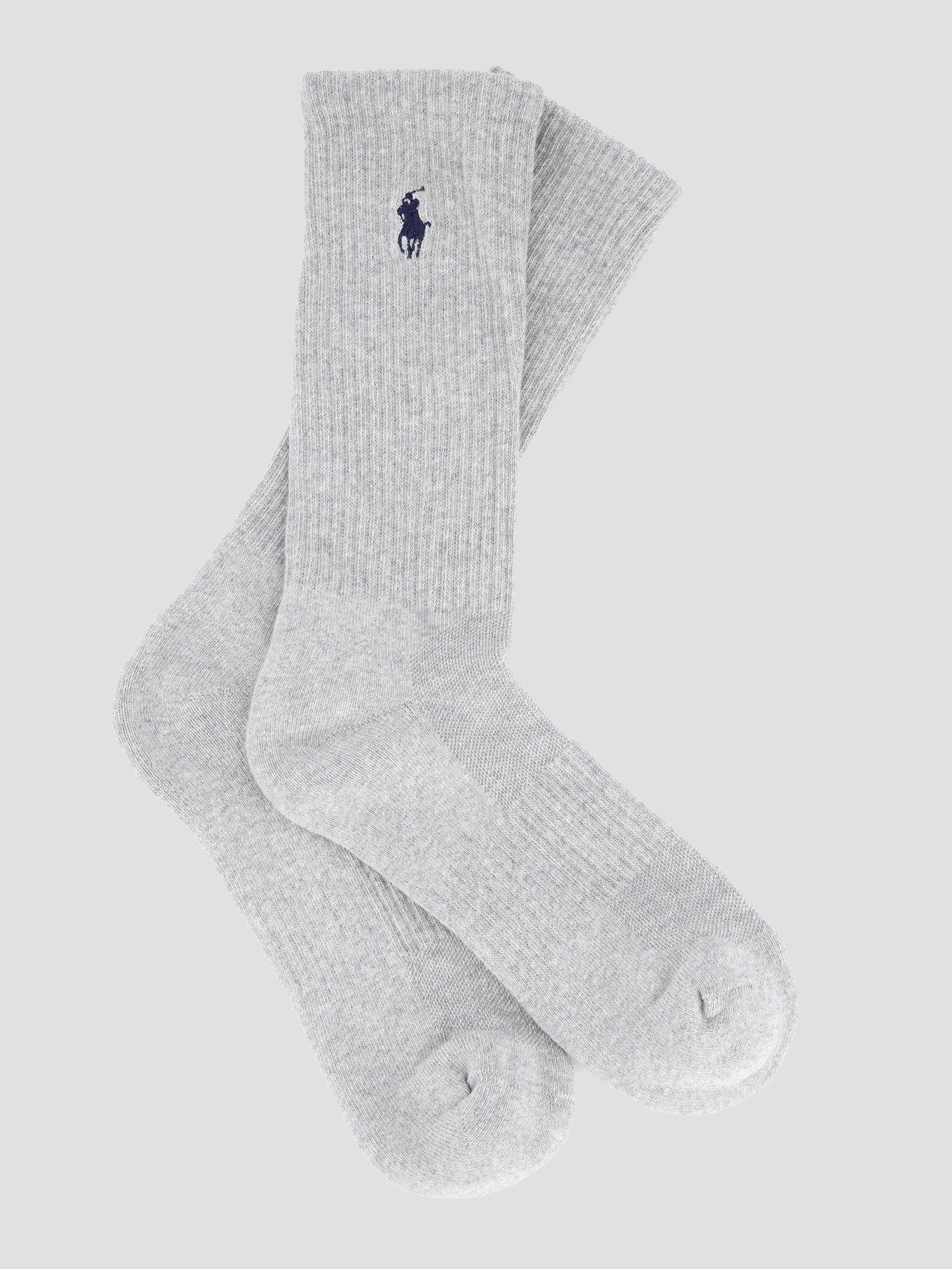 Image 2 of 3 of Polo Ralph Lauren 6 Pack Crew Sports Socks - Assorted