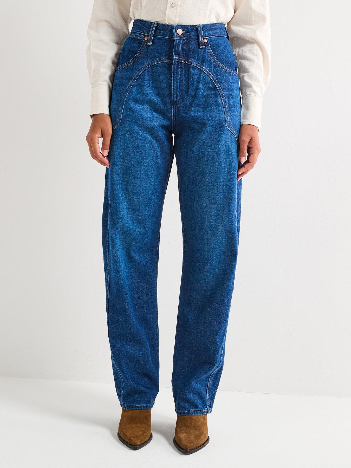 undefined Sleek Barrel Jeans - Rustlers Retreat - Blue