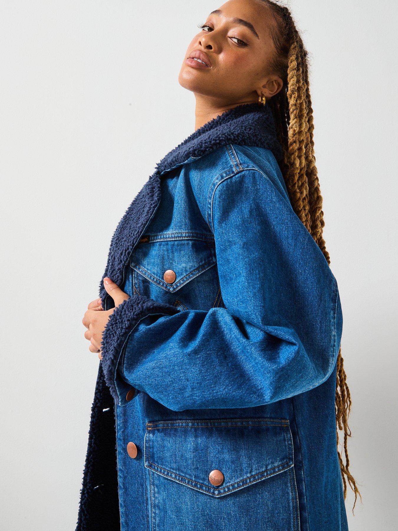 Image 5 of 6 of Wrangler Wrange Coat - Sparkle - Blue