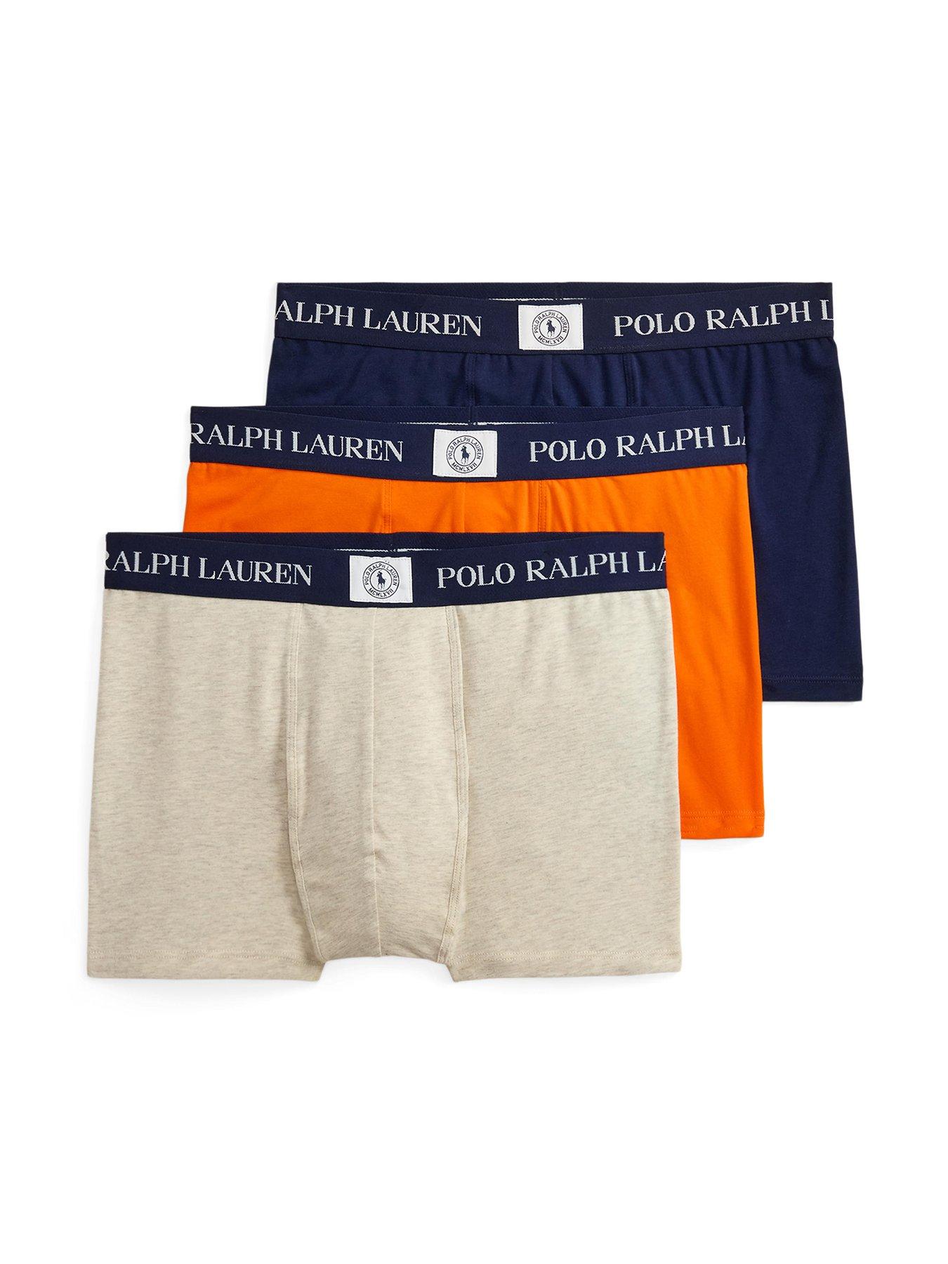 Polo Ralph Lauren Badge Waistband 3 Pack Trunks - Assorted