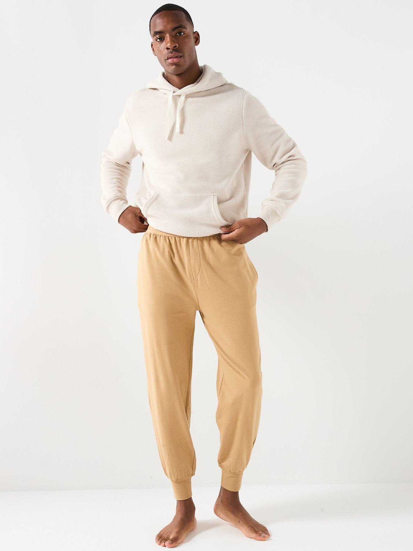  image of polo-ralph-lauren-liquid-cotton-tonal-logo-loungewear-bottoms-beige