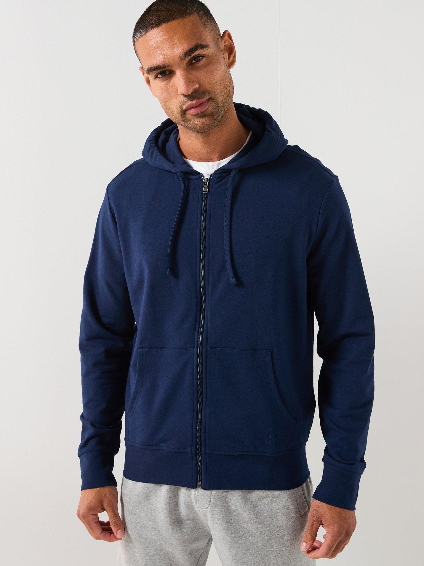 Polo Ralph Lauren Liquid Cotton Tonal Logo Loungewear Hoodie - Navy