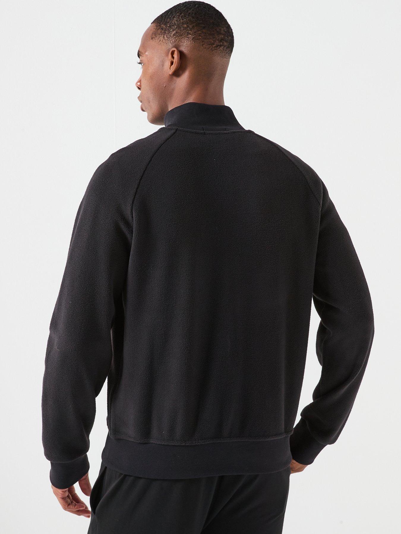 stillFront image of polo-ralph-lauren-polar-fleece-zip-through-track-top-black