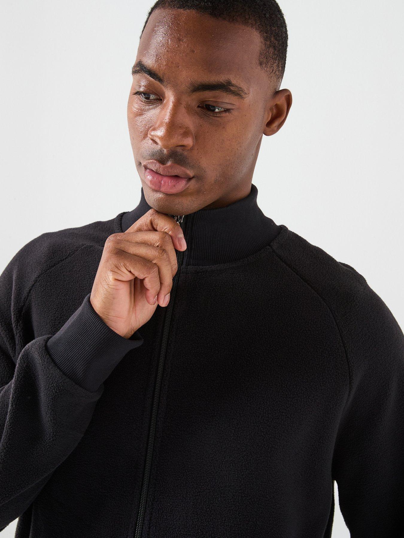  image of polo-ralph-lauren-polar-fleece-zip-through-track-top-black
