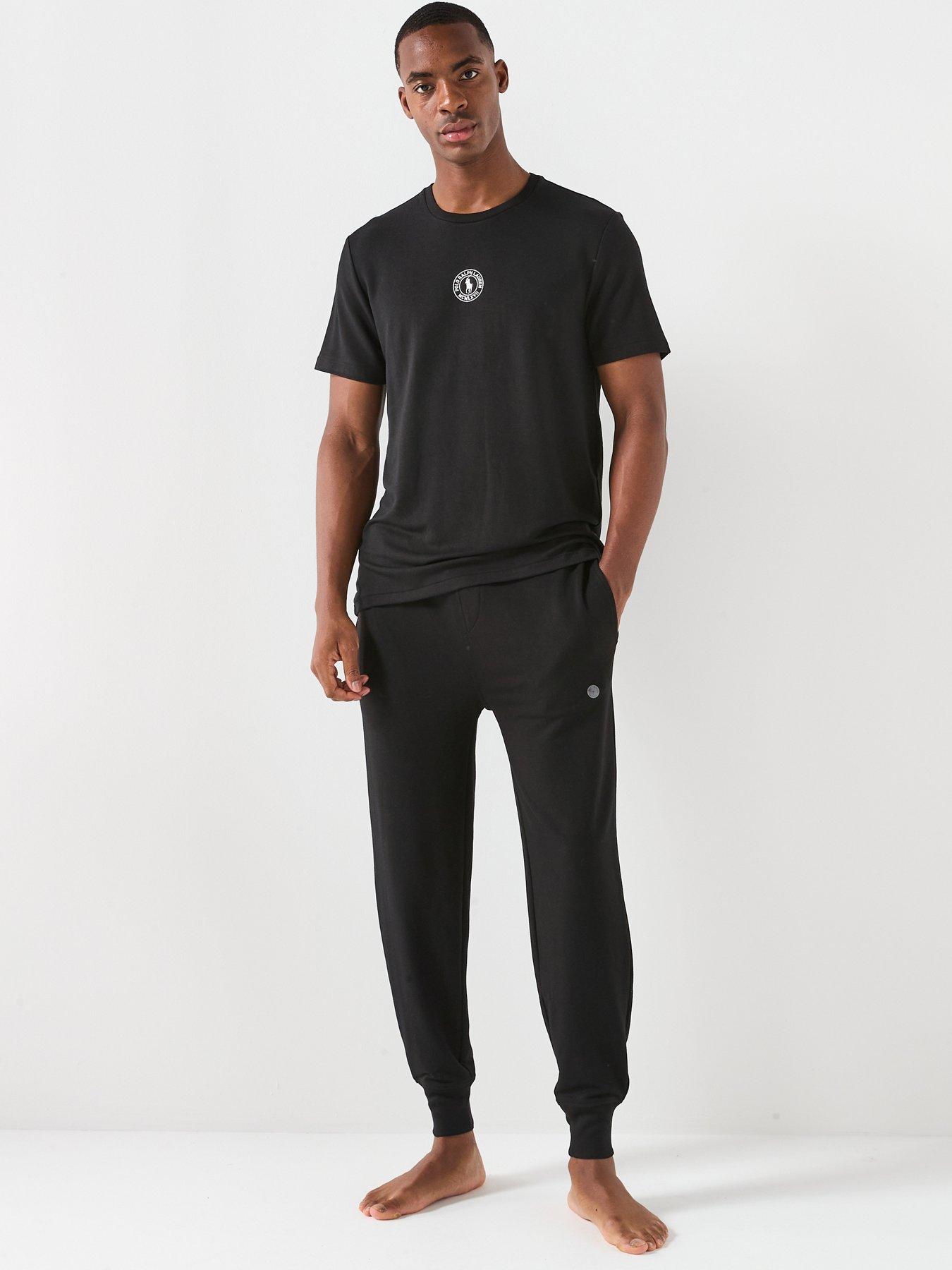 Polo Ralph Lauren Circle Logo Loungewear T-Shirt - Black