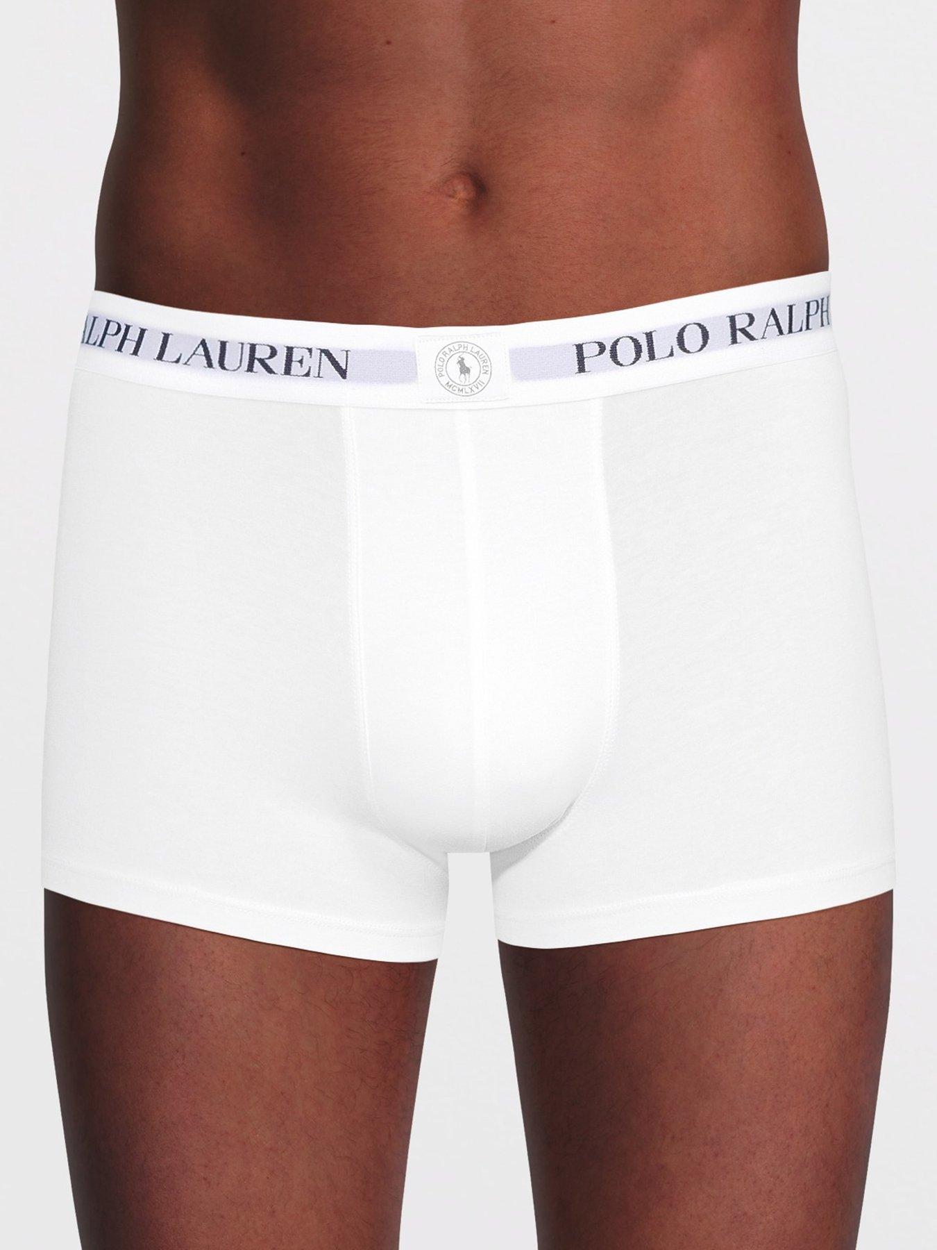 Image 2 of 3 of Polo Ralph Lauren Badge Waistband 3 Pack Trunks - Assorted