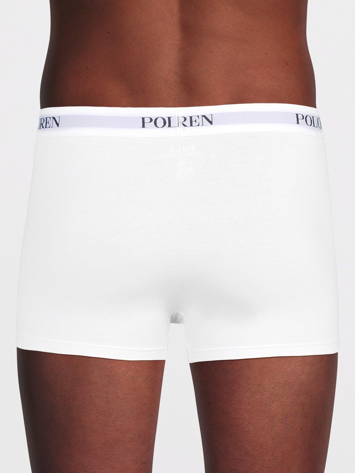 Image 3 of 3 of Polo Ralph Lauren Badge Waistband 3 Pack Trunks - Assorted