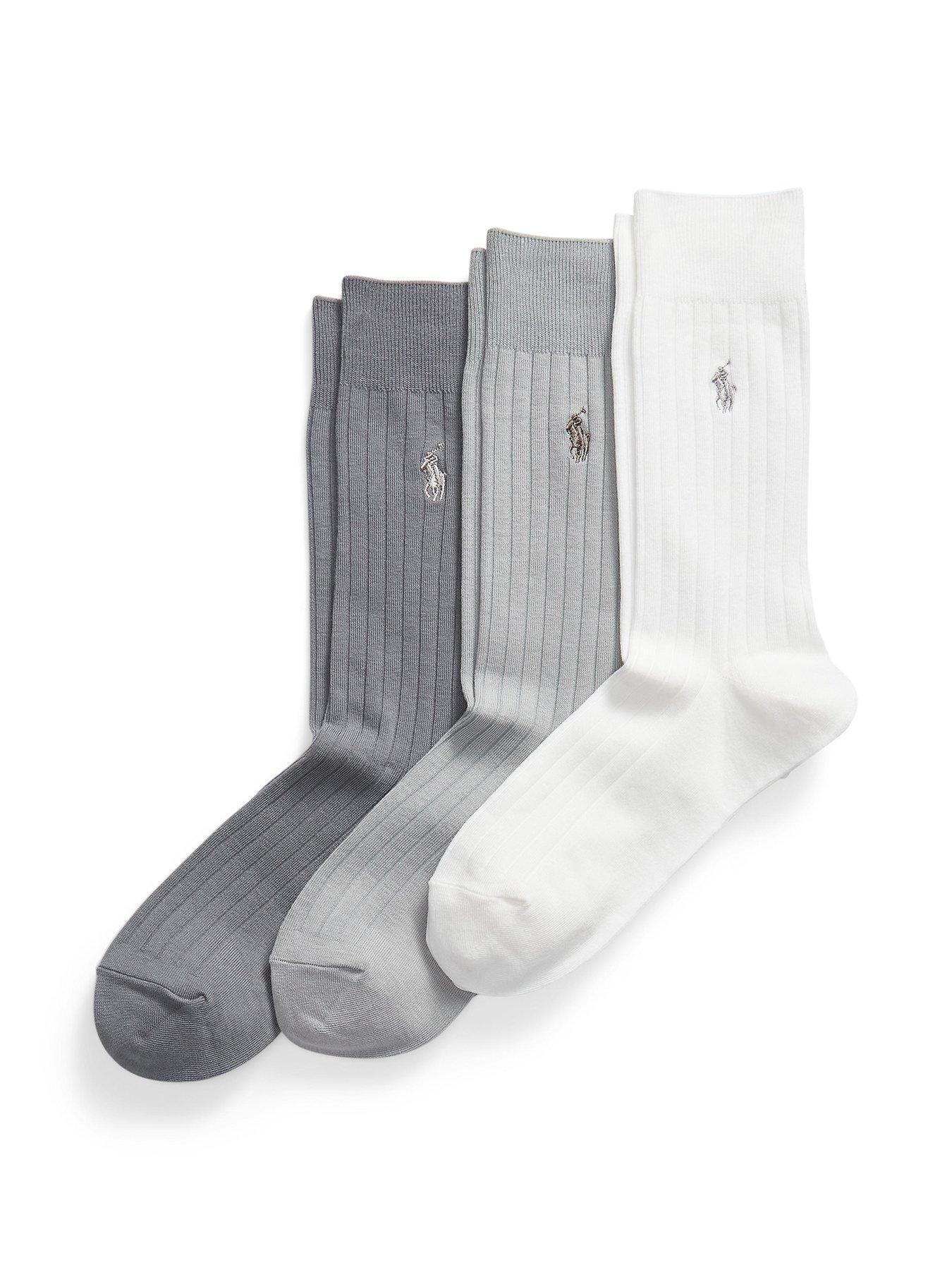  image of polo-ralph-lauren-3-pack-egyptian-cotton-crew-socks-assorted