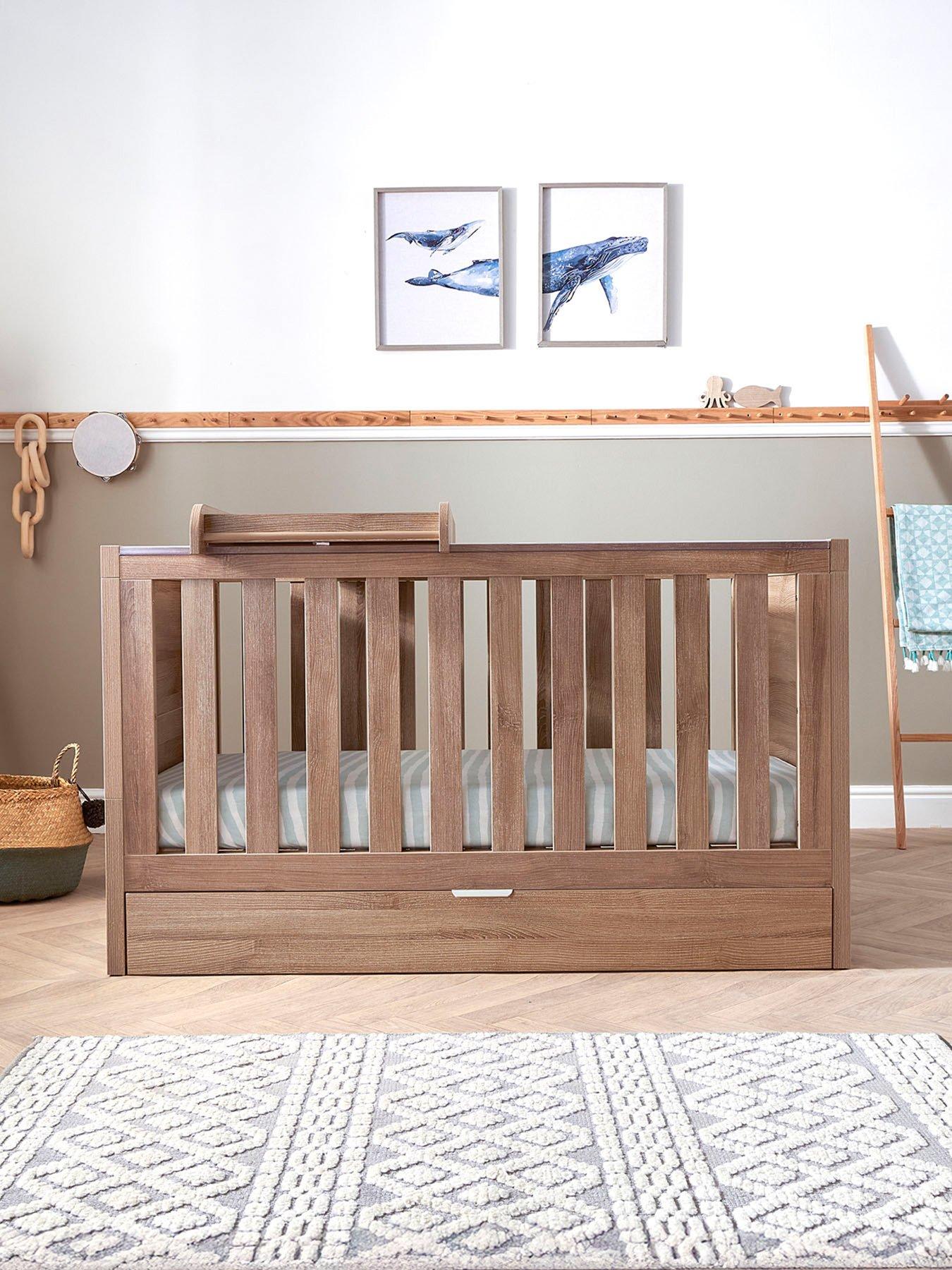 tutti-bambini-modena-oak-cot-bed-with-drawer-cot-top-changer-and-mattress