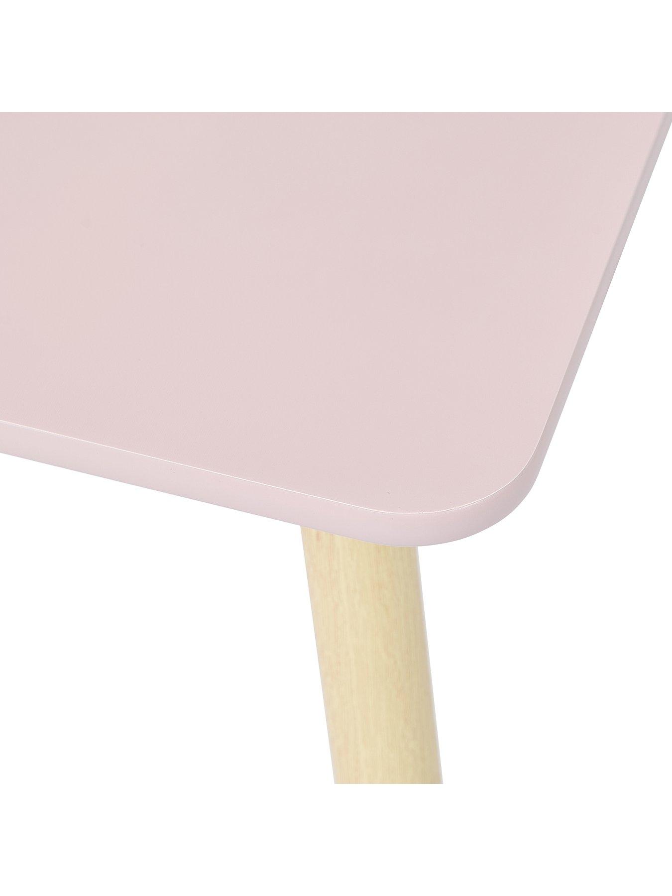 Image 6 of 7 of Liberty House Kids Table and Two Chairs Set Pink