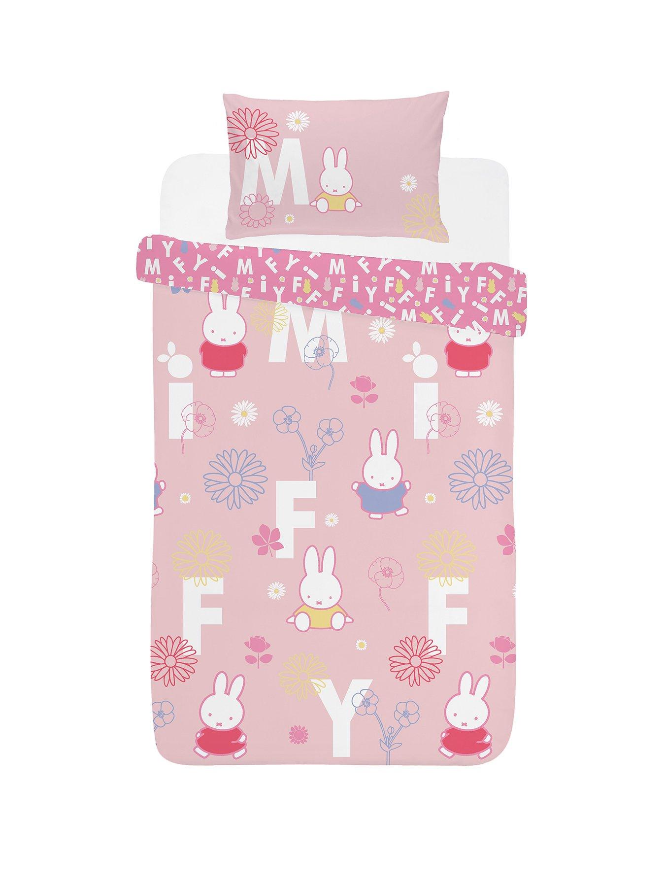 Image 2 of 3 of Miffy Floral Duvet Set- Single