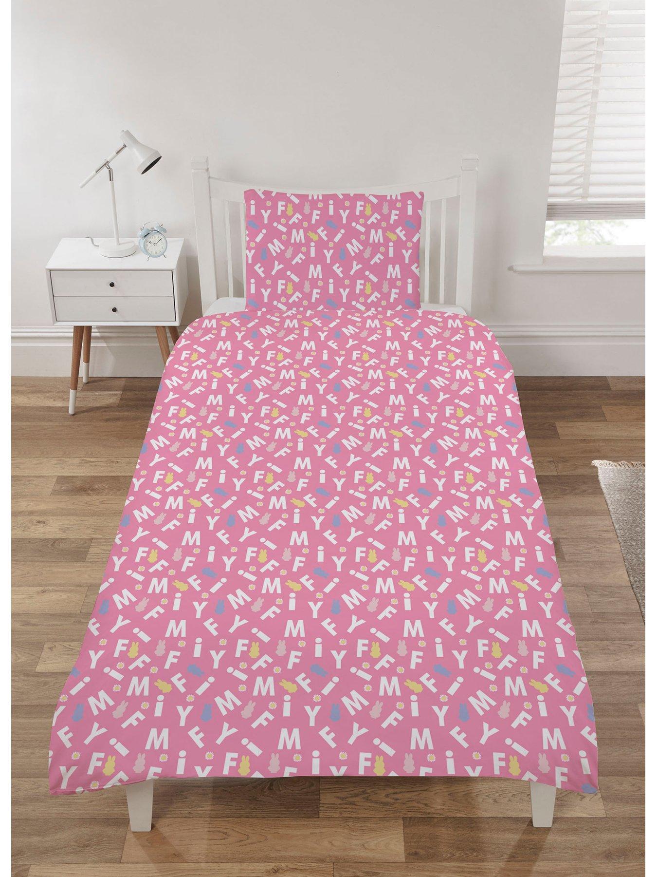 Image 3 of 3 of Miffy Floral Duvet Set- Single