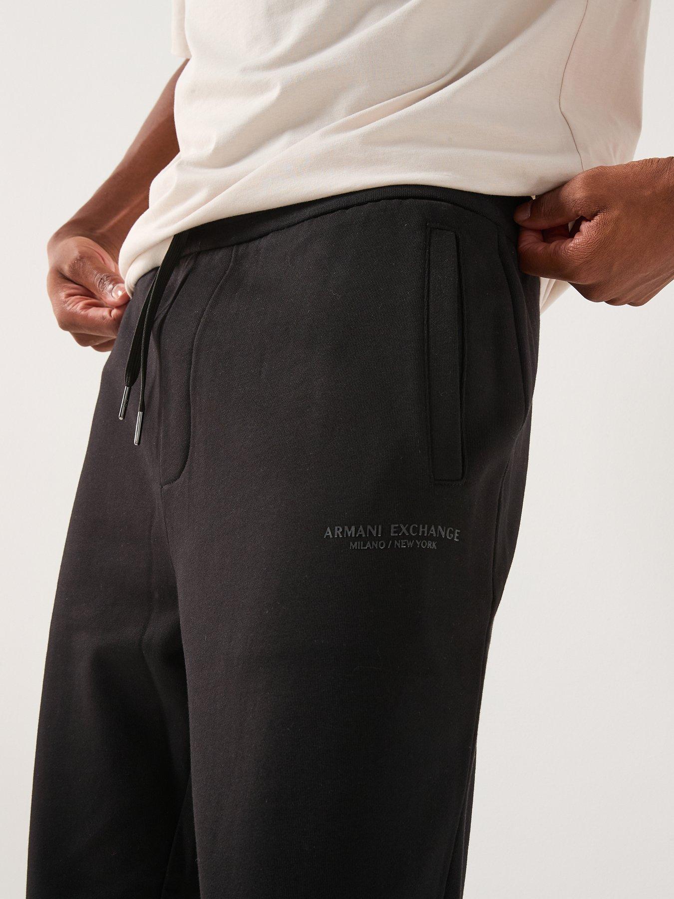  image of armani-exchange-3d-ny-milan-logo-joggers-black