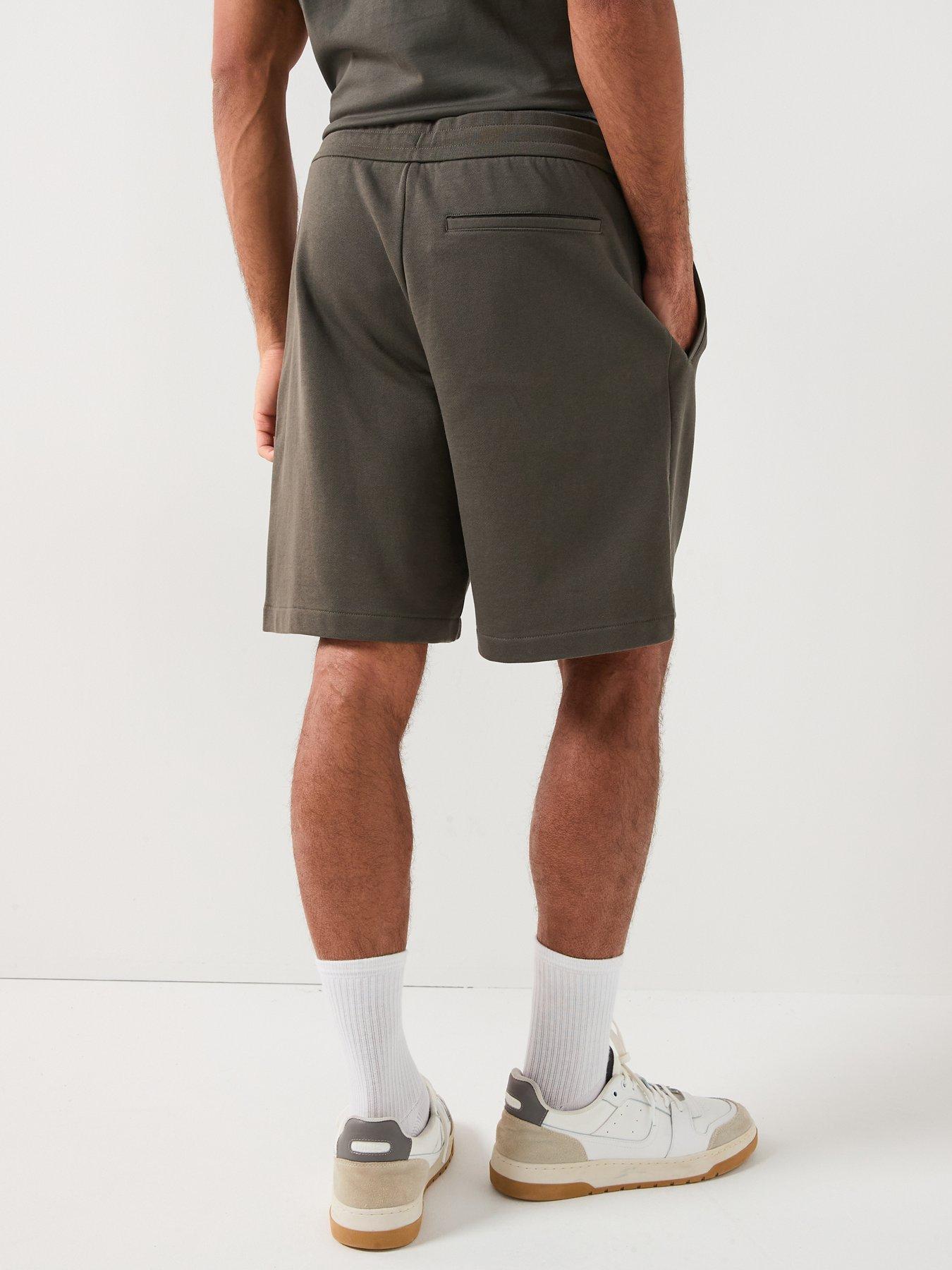 Image 2 of 6 of Armani Exchange 3D Ny Milan Logo Sweat Shorts - Green