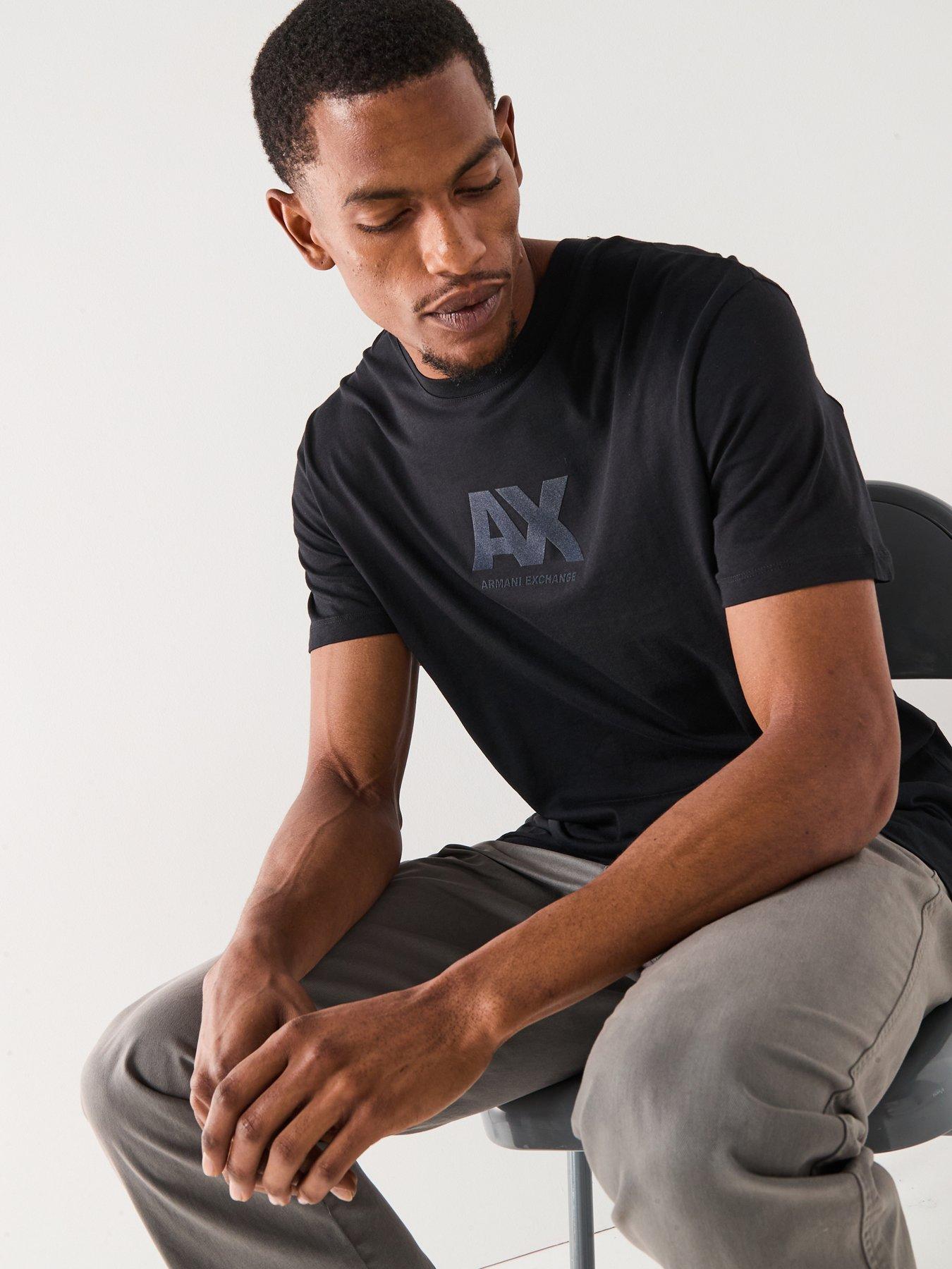 armani-exchange-ax-flocked-logo-t-shirt-black