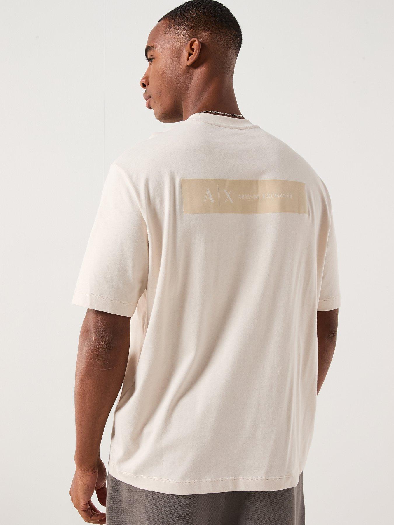  image of armani-exchange-cosy-lab-back-print-t-shirt-off-white