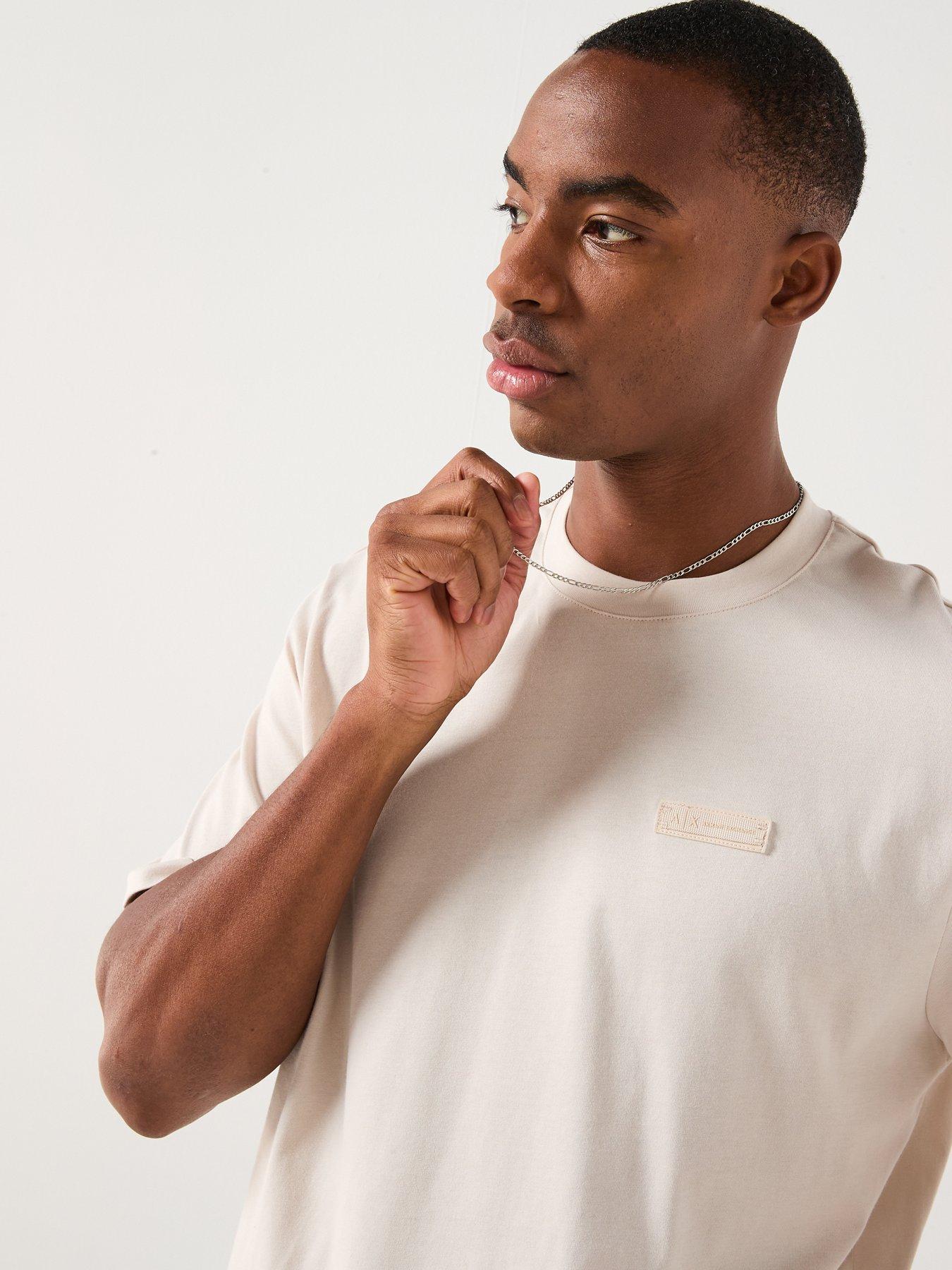  image of armani-exchange-cosy-lab-back-print-t-shirt-off-white