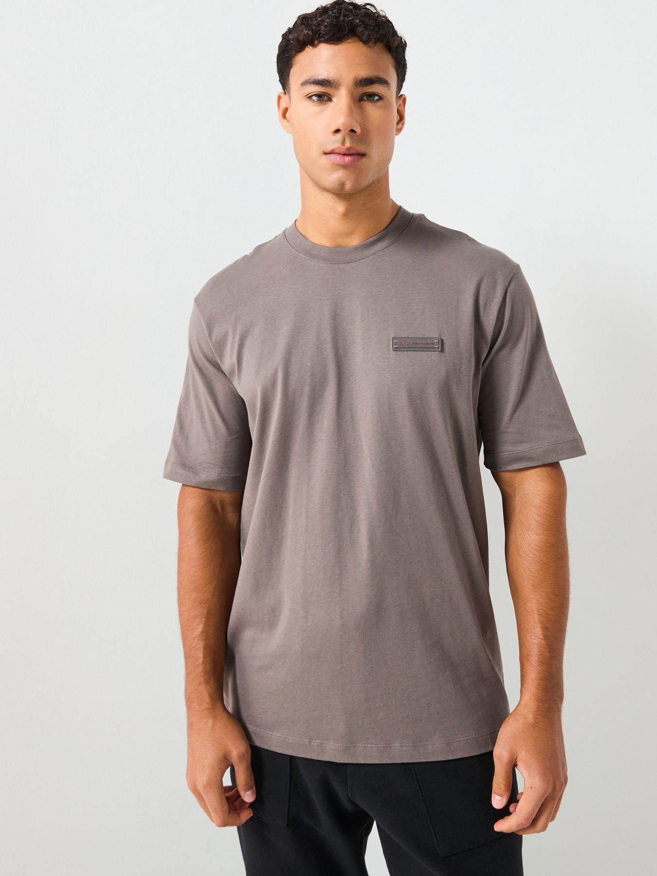 Armani Exchange Cosy Lab Back Print T-Shirt - Grey