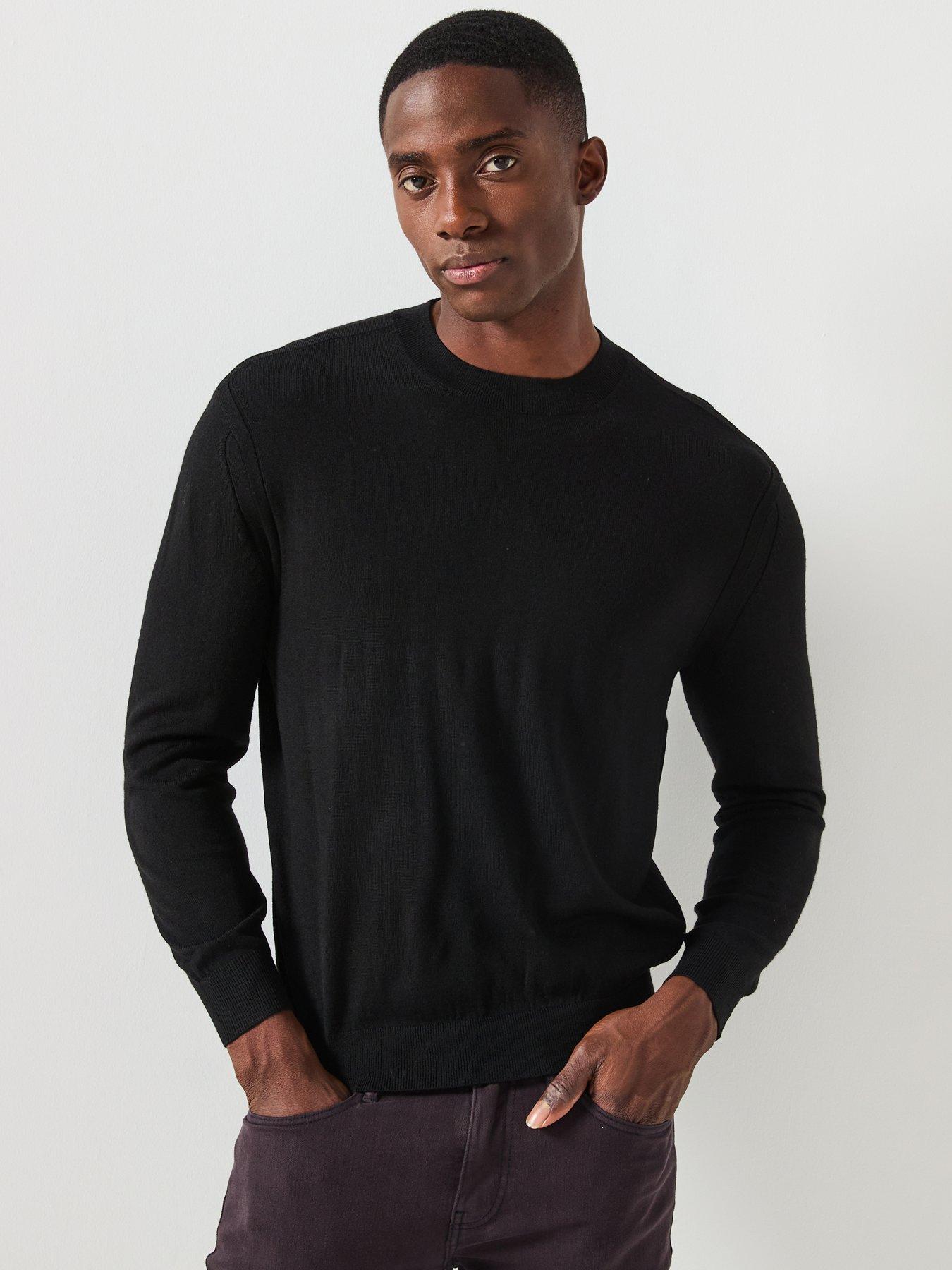 Armani Exchange Knitted Jumper - Black