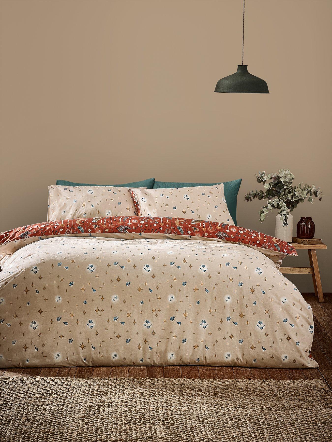 Image 4 of 6 of Catherine Lansfield Enchanted Twilight Duvet Set - Burnt Orange