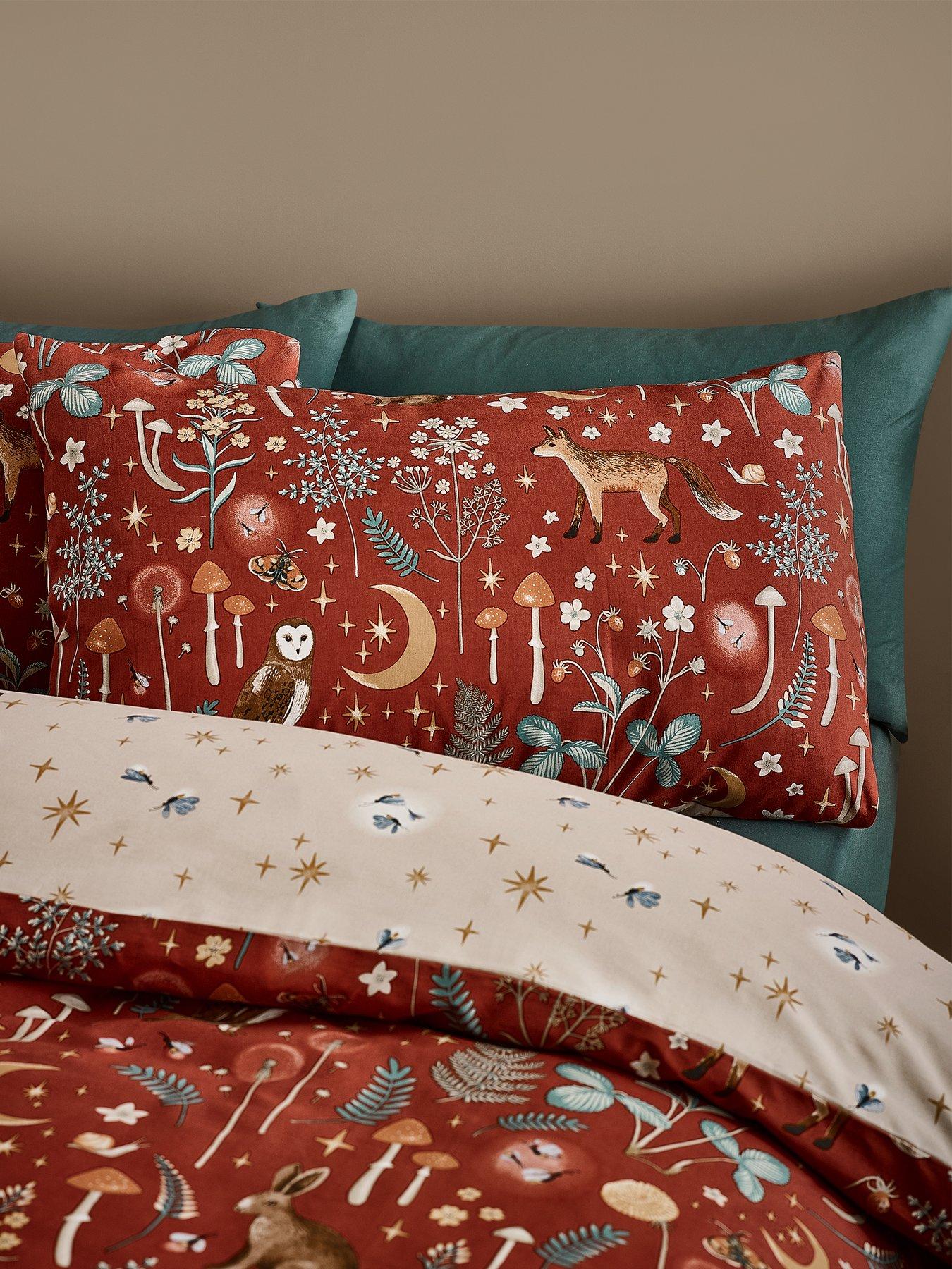Image 5 of 6 of Catherine Lansfield Enchanted Twilight Duvet Set - Burnt Orange