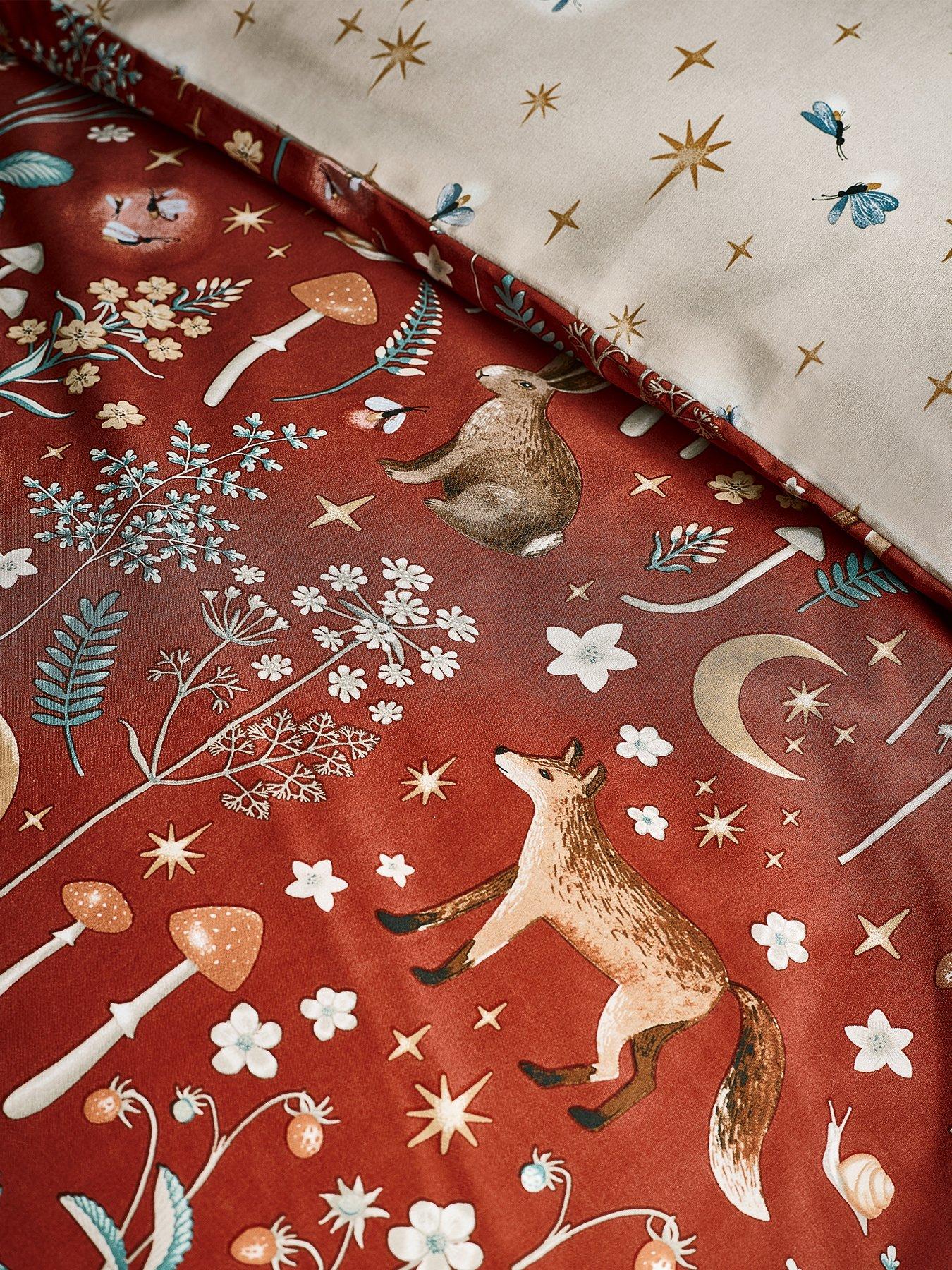 Image 6 of 6 of Catherine Lansfield Enchanted Twilight Duvet Set - Burnt Orange