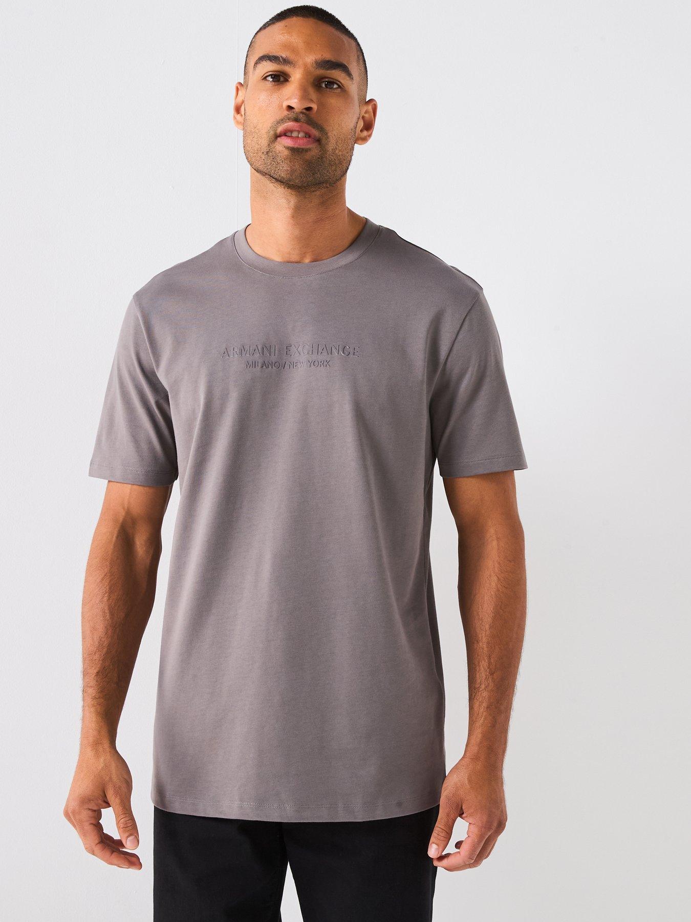 undefined 3D Ny Milan Logo T-Shirt - Grey