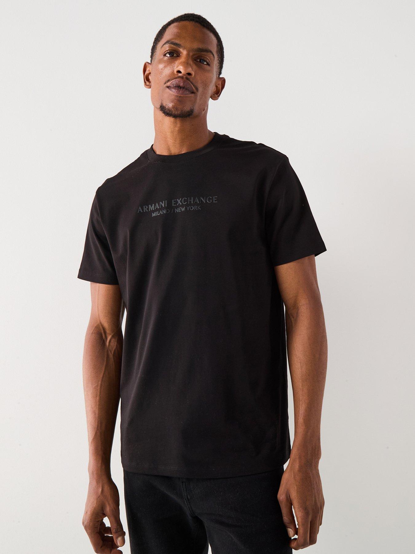 undefined 3D Ny Milan Logo T-Shirt - Black