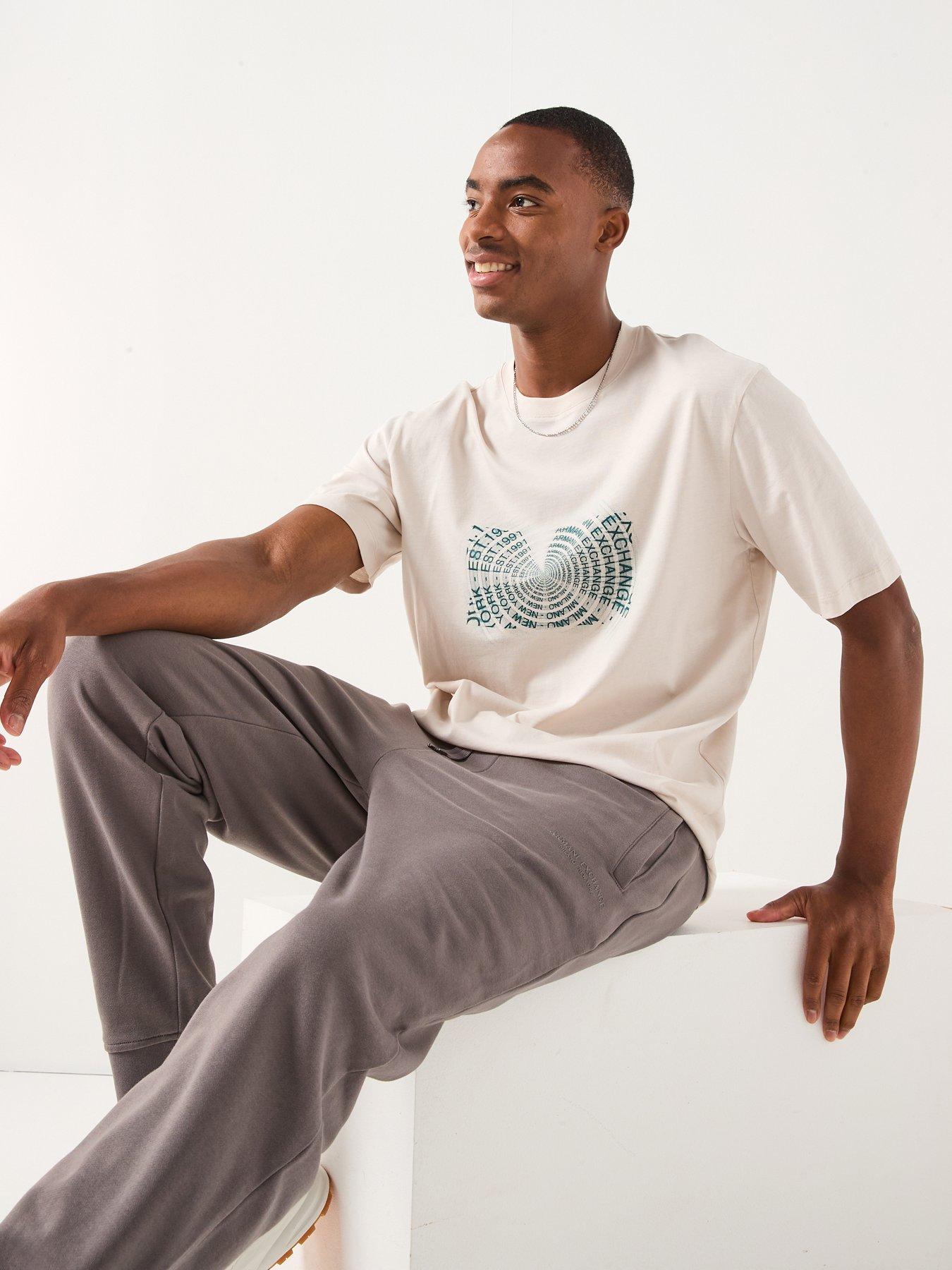  image of armani-exchange-box-graphic-t-shirt-off-white