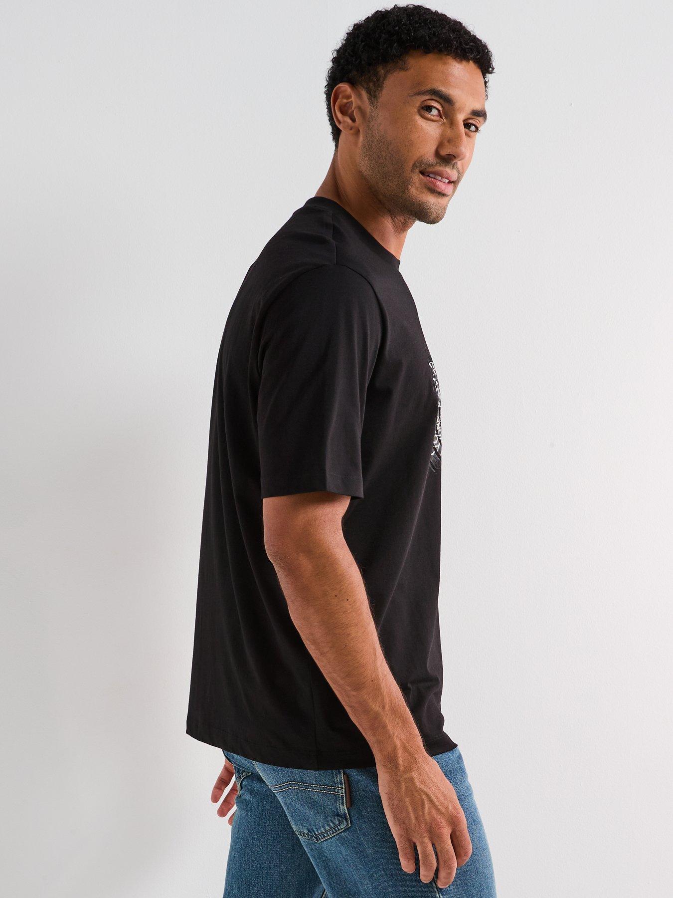 Image 5 of 6 of Armani Exchange Box Graphic T-Shirt - Black
