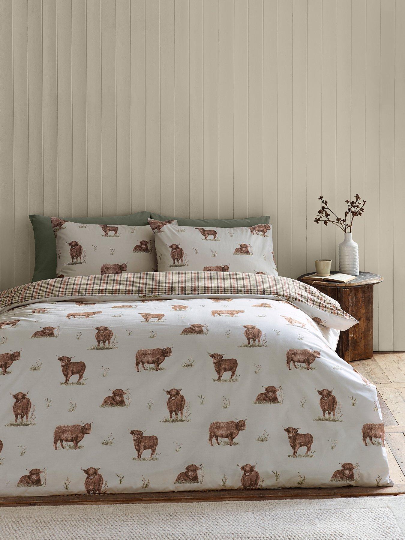 Image 3 of 6 of Catherine Lansfield Angus Highland Cow Duvet Set