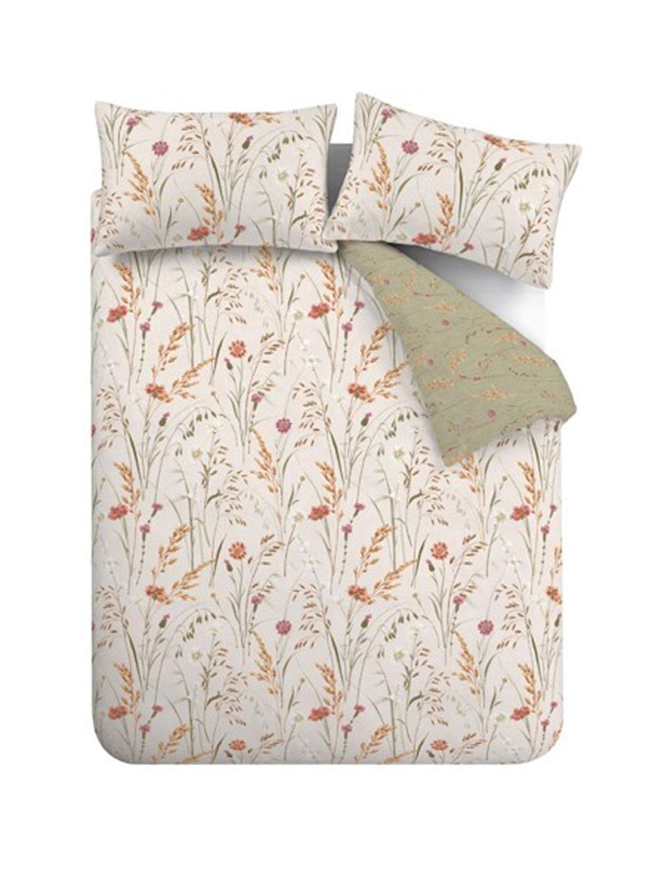 Image 2 of 5 of Catherine Lansfield Brushed Cotton Cotton Grasmere Floral Duvet Set