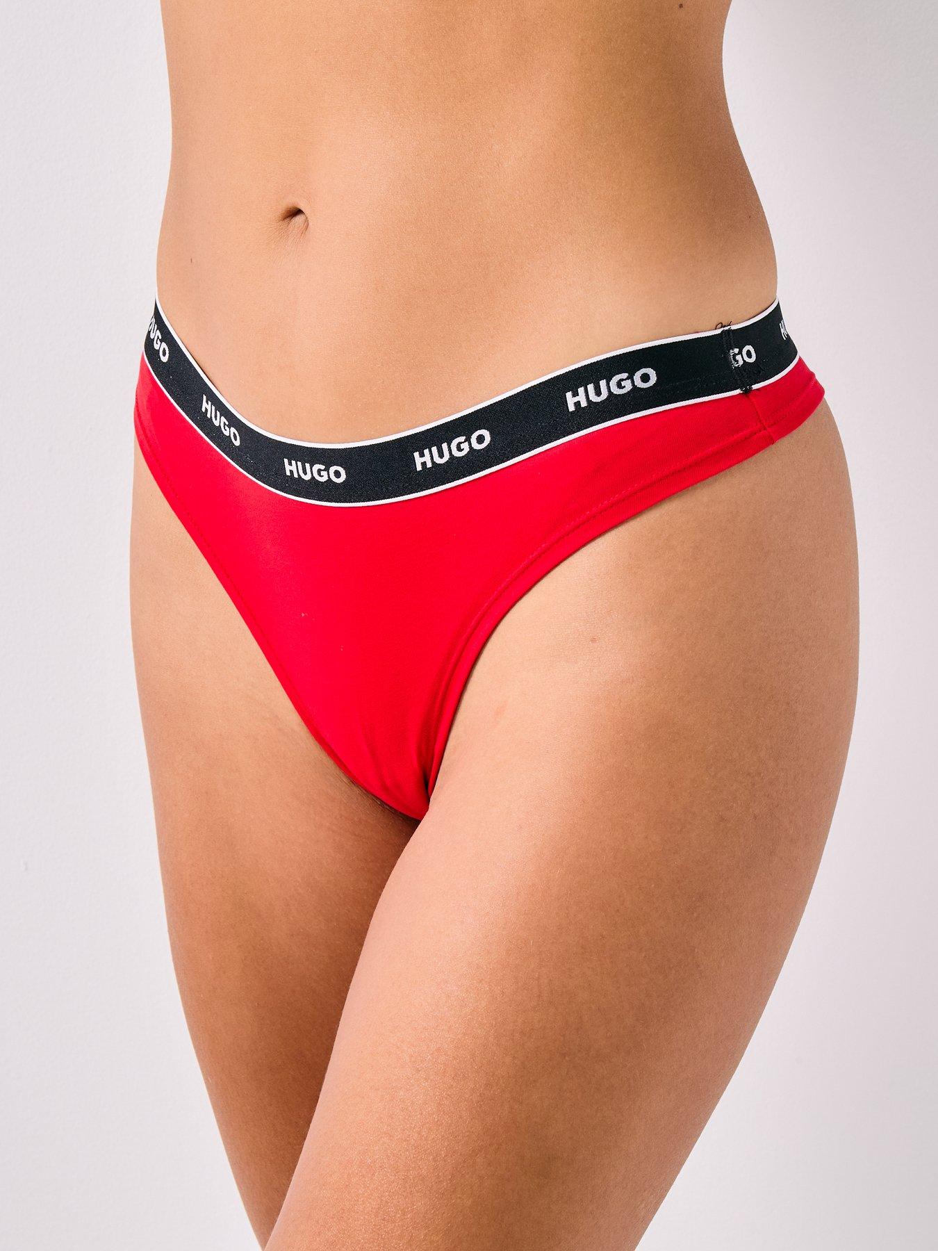Image 2 of 6 of HUGO Triple Striped Thong - Multi