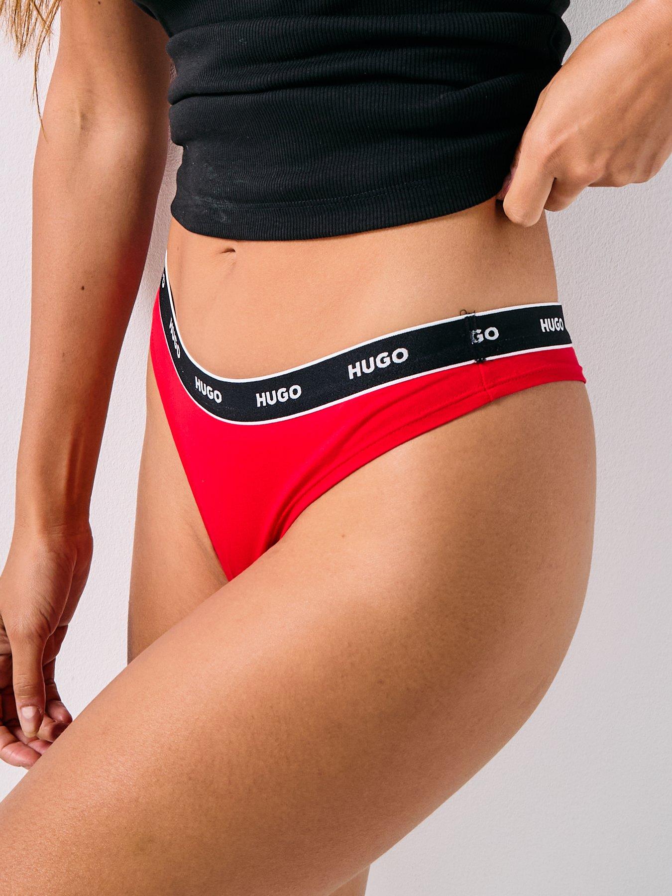 Image 6 of 6 of HUGO Triple Striped Thong - Multi