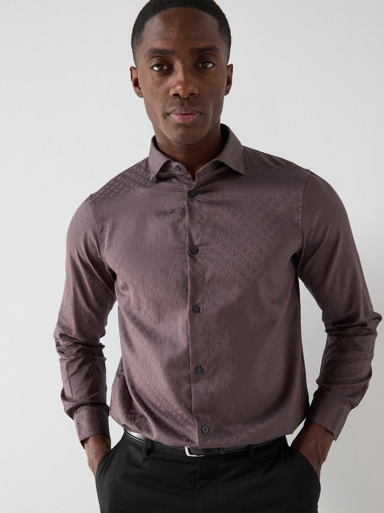 armani-exchange-all-over-logo-long-sleeve-shirt-black