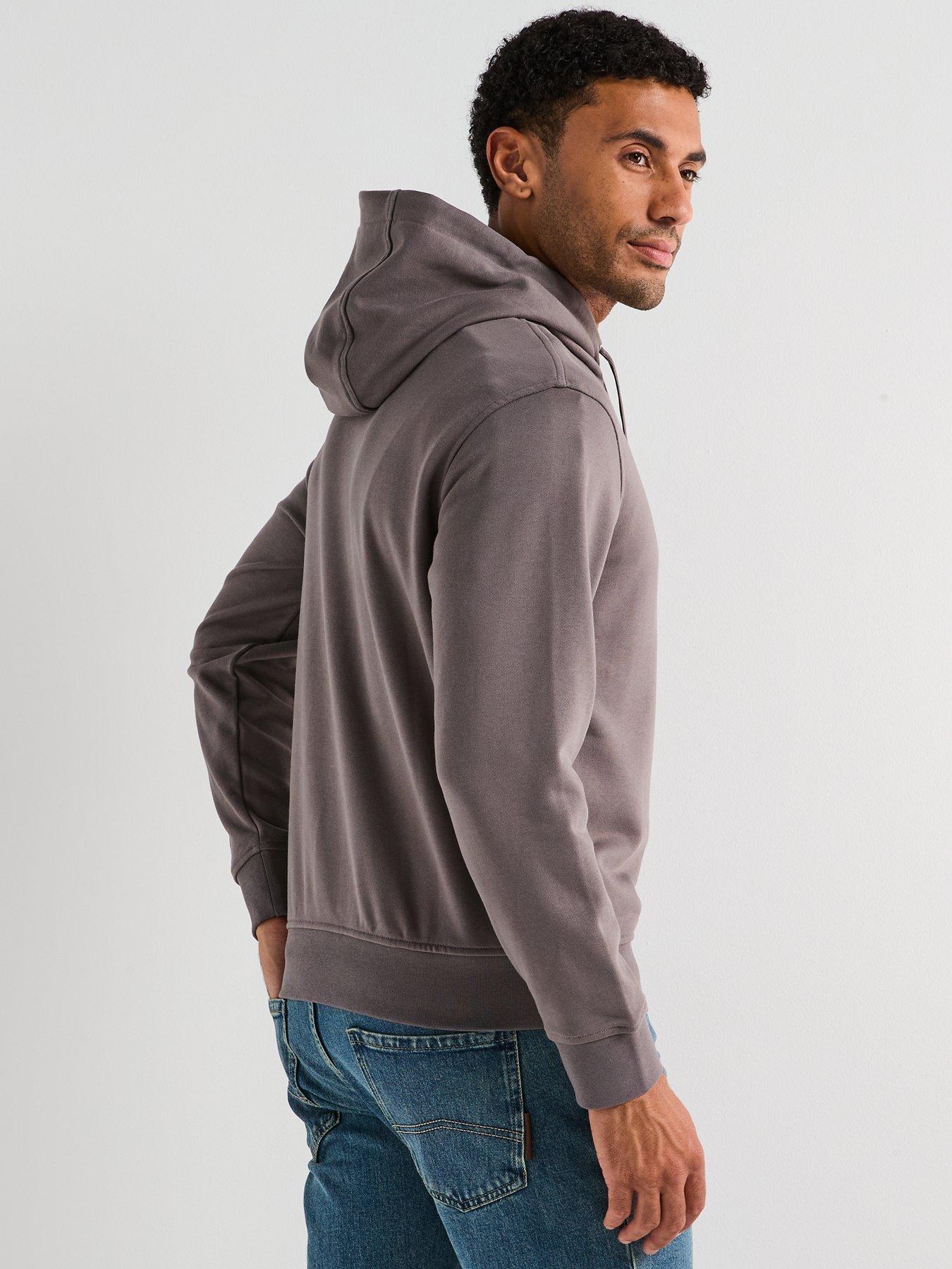 Image 2 of 6 of Armani Exchange 3D Ny Milan Logo Overhead Hoodie - Grey