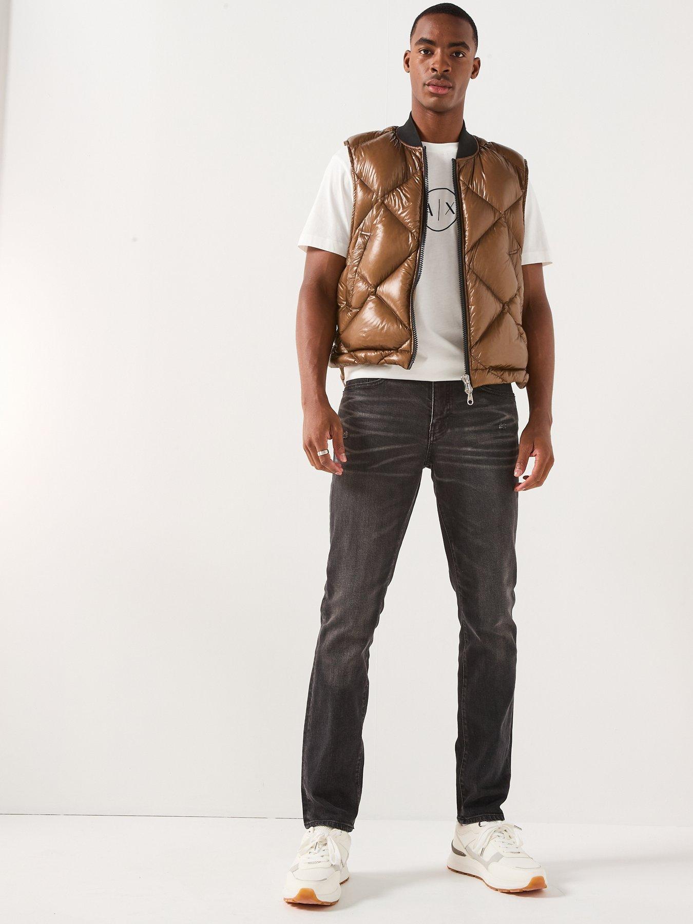  image of armani-exchange-slim-fit-jeans-grey