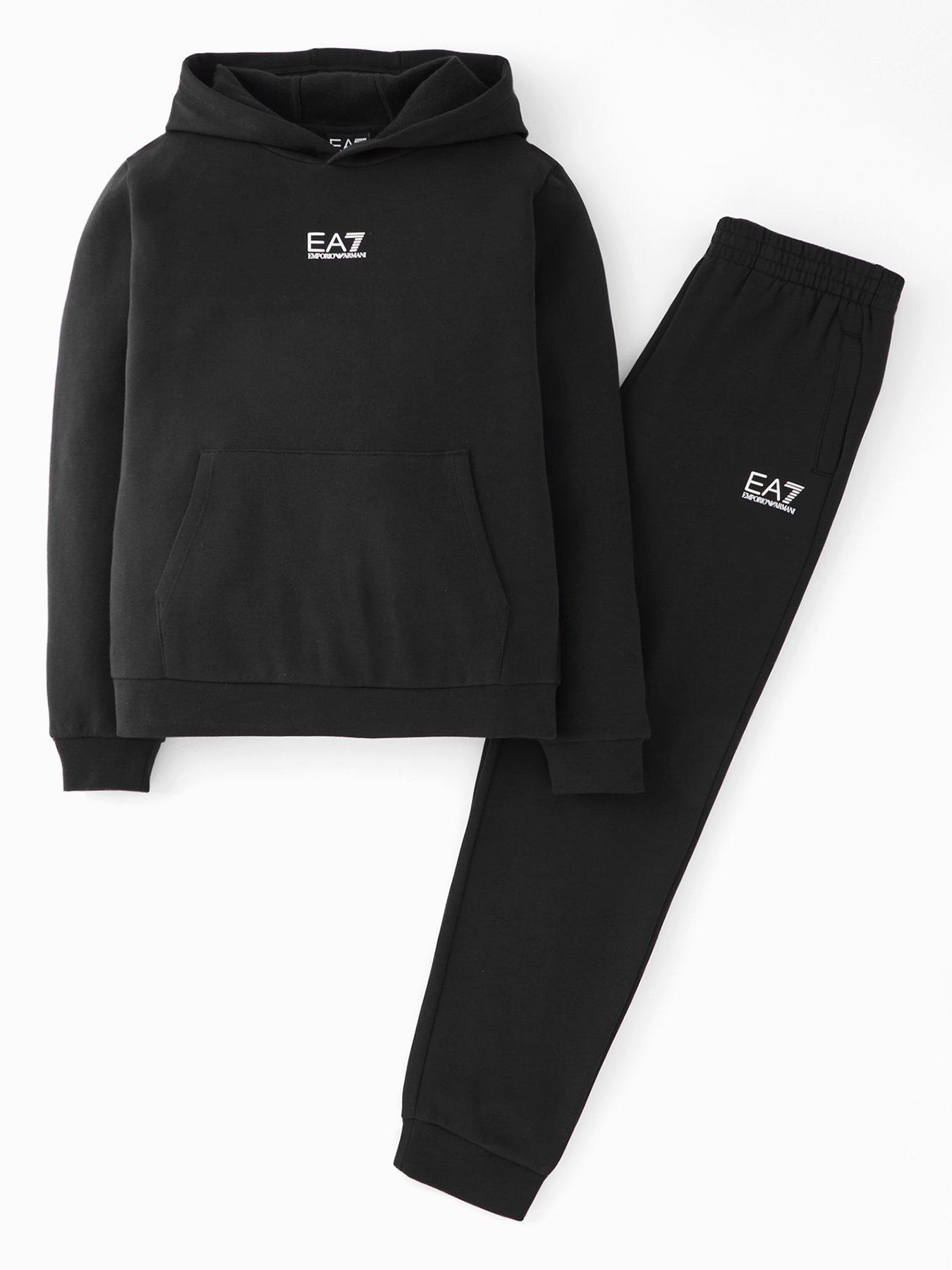 undefined Boys Core Id Hoodie Tracksuit - Black