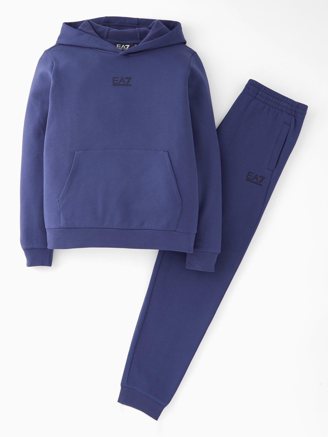 undefined Boys Core Id Hoodie Tracksuit - Blue