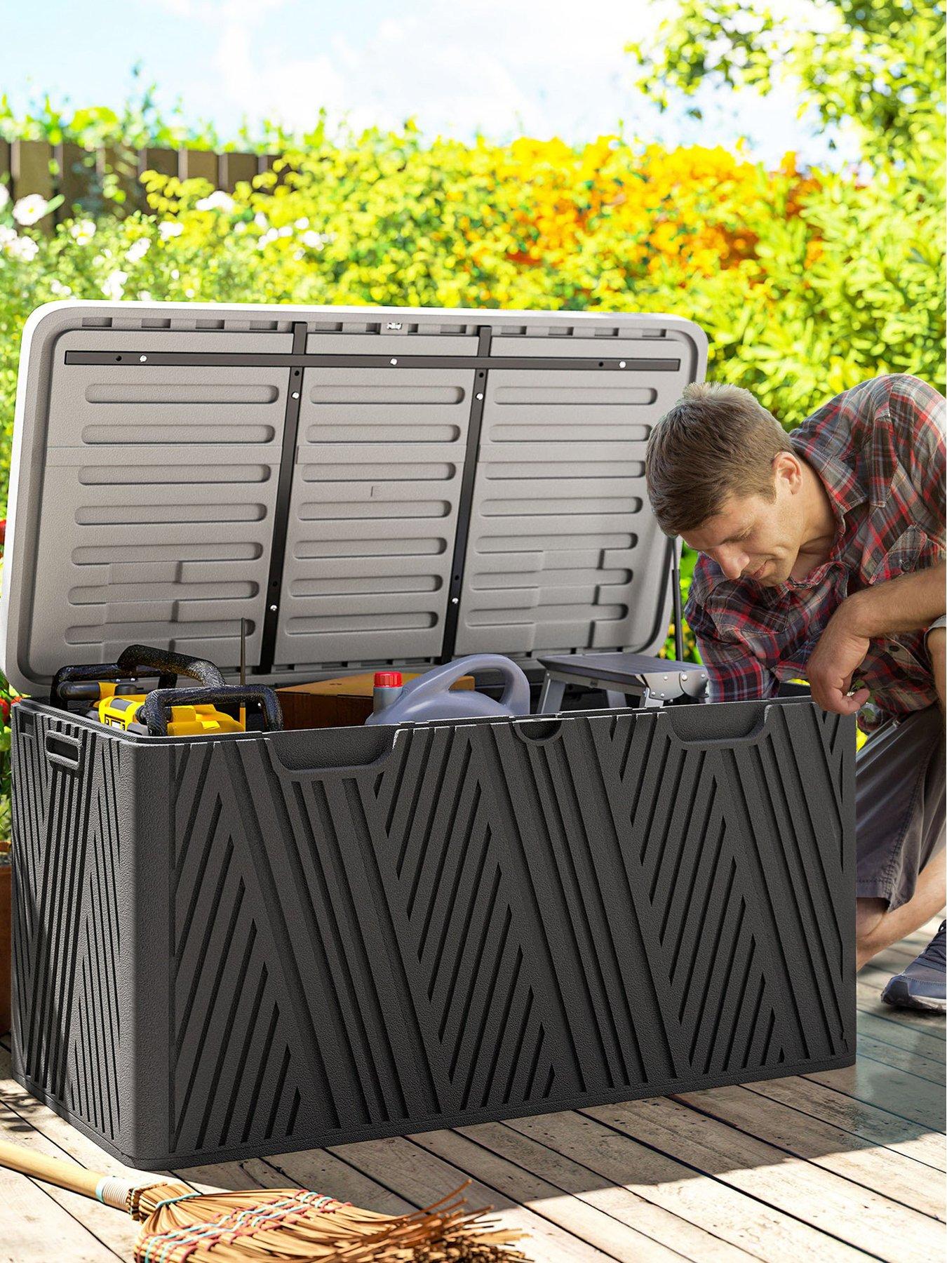 undefined 380L Garden Storage Box Waterproof Outdoor Storage Box