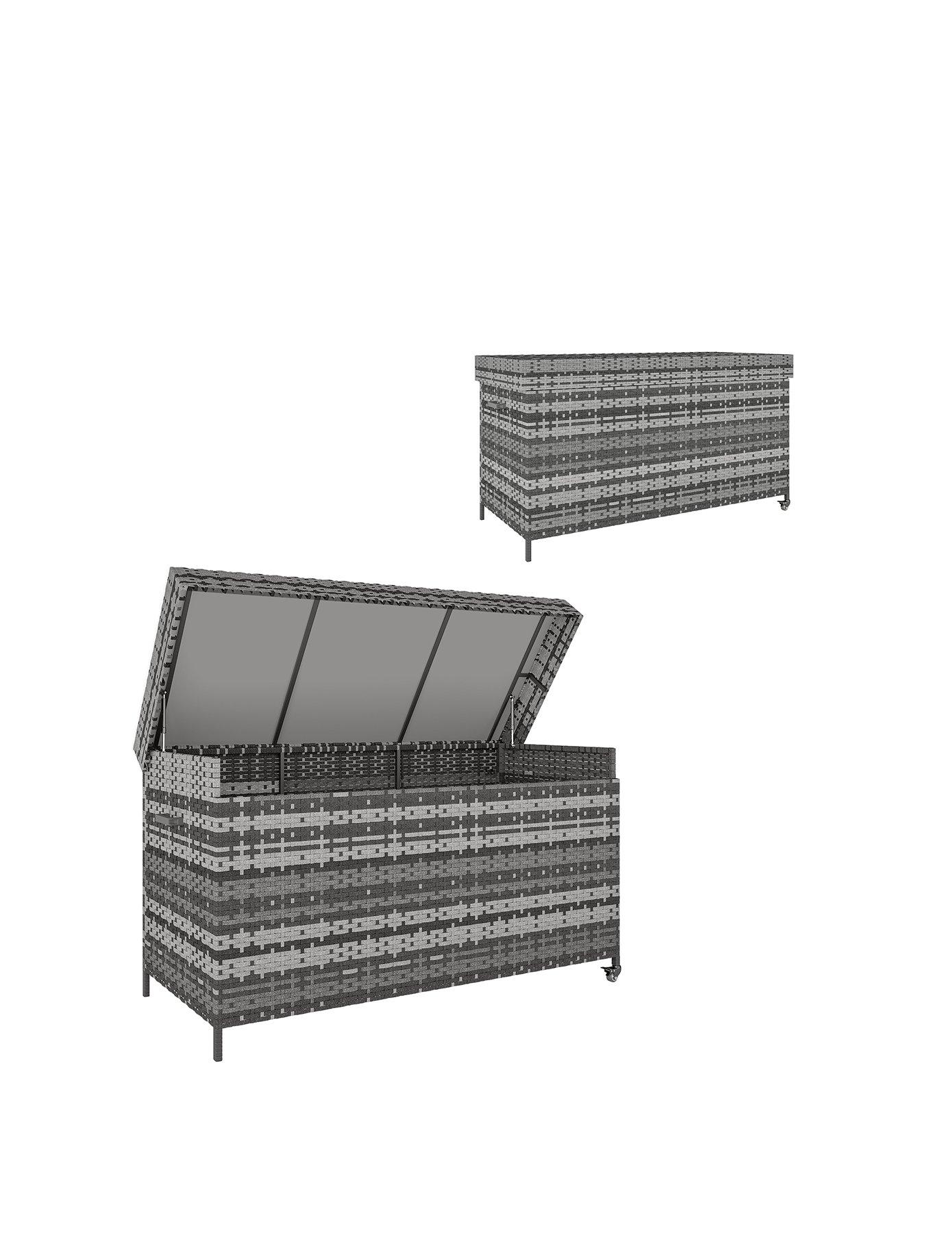 Vidaxl 2 Pcs Black Folding Bistro Chairs With Durable Poly Rattan And Steel Frame For Garden And