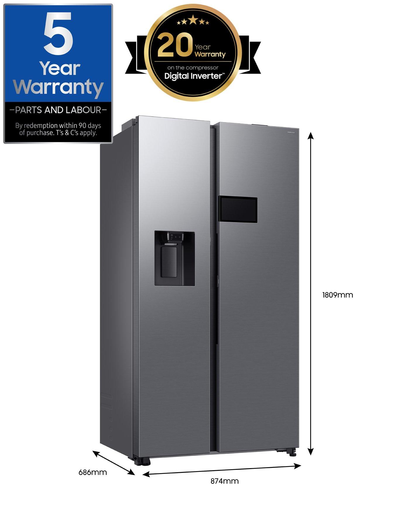 Image 7 of 8 of Samsung Bespoke AI Series 9 AI Home RS90F64EETEU 621L Smart American Fridge Freezer -&nbsp;Silver