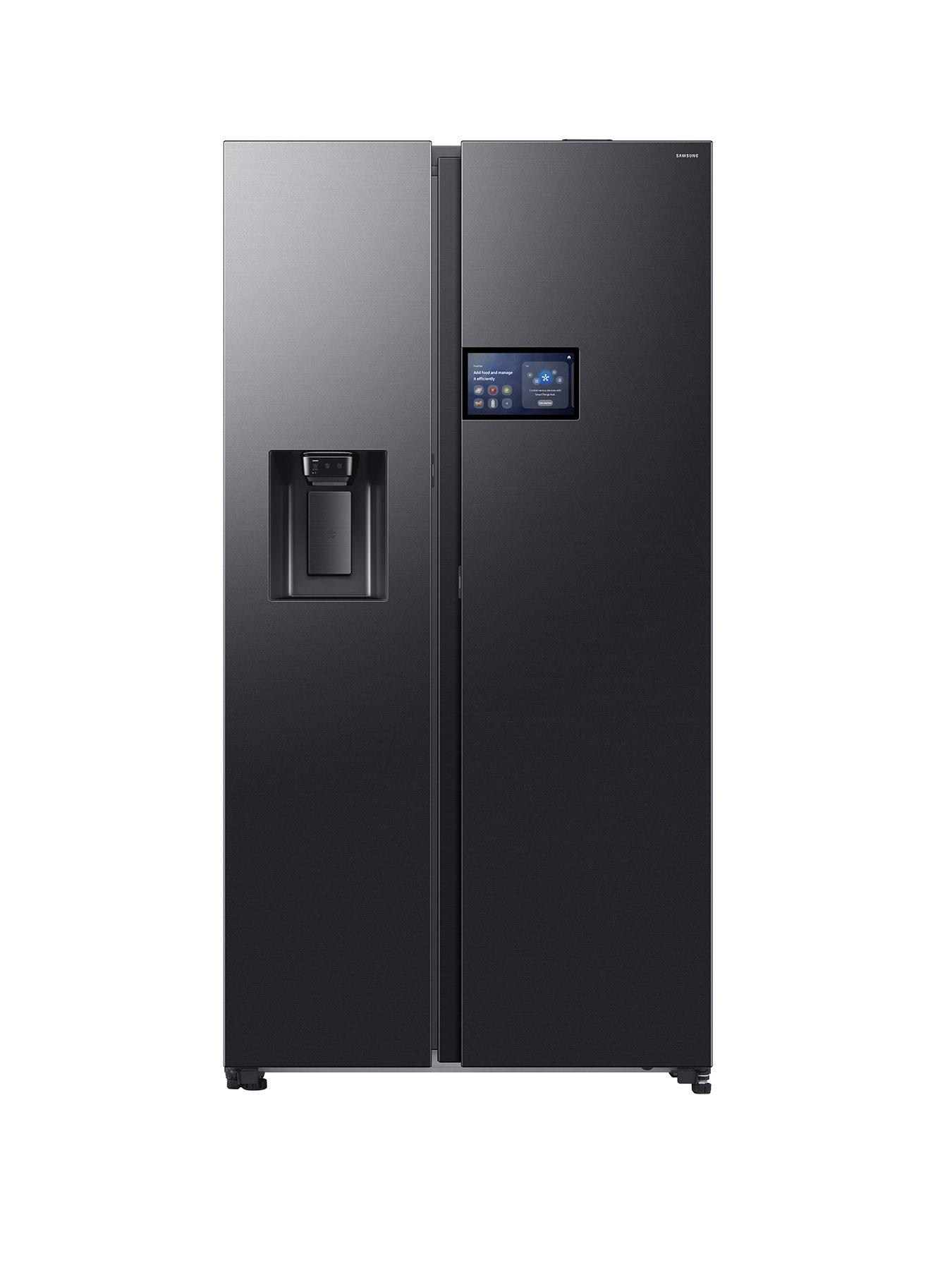 undefined Bespoke AI Series 9 AI Home RS90F64EEFEU 621L Smart American Fridge Freezer - Black