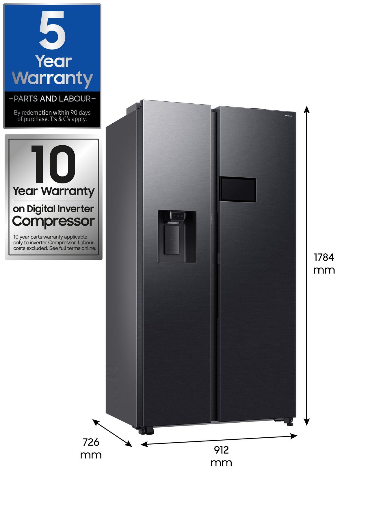 Image 7 of 8 of Samsung Bespoke AI Series 9 AI Home RS90F64EEFEU 621L Smart American Fridge Freezer - Black