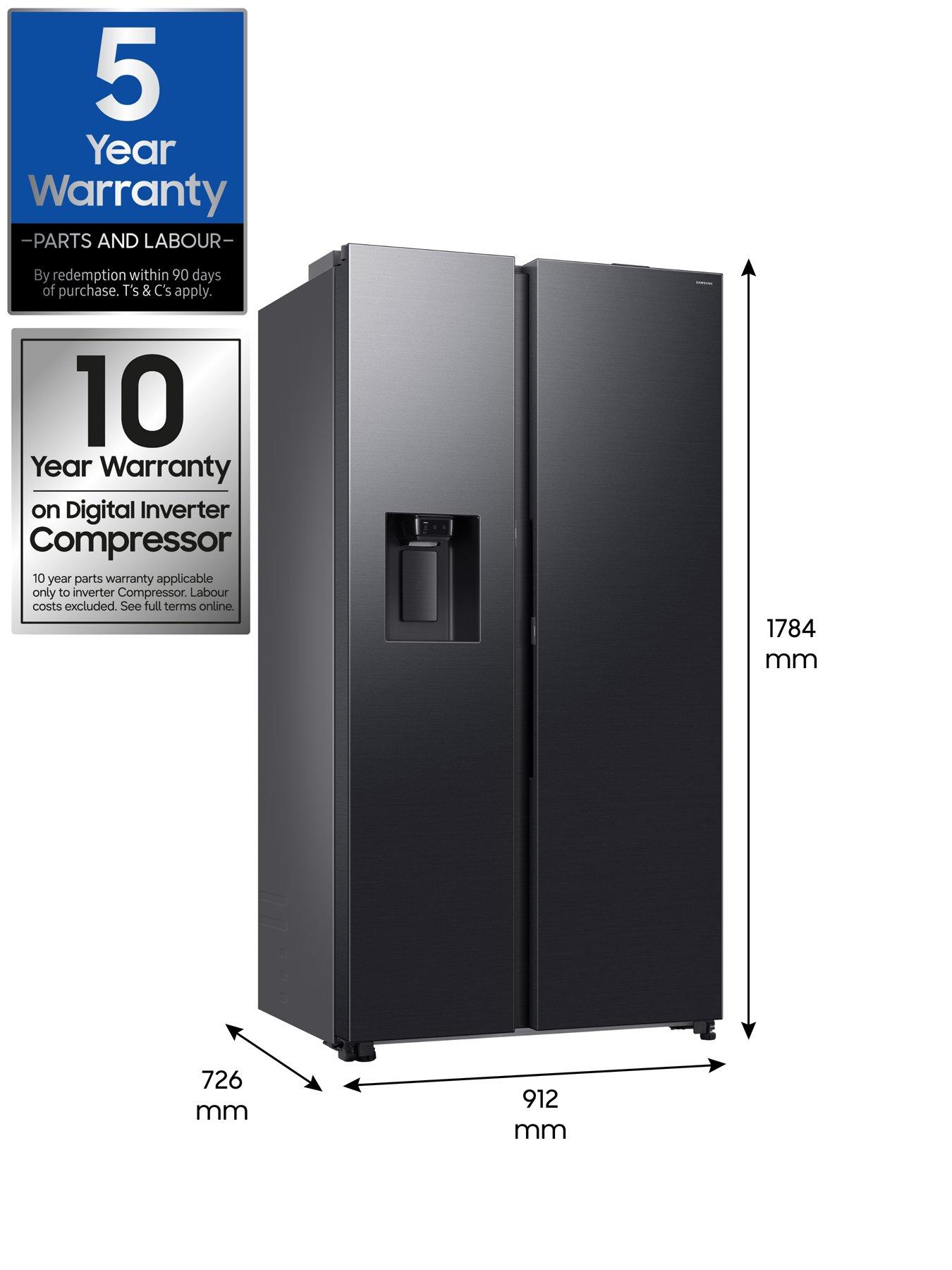 Image 7 of 8 of Samsung Bespoke AI Series 8 On-device Bixby (no screen)&nbsp;RS80F66KBF/EU 634L Smart American Fridge Freezer - Black