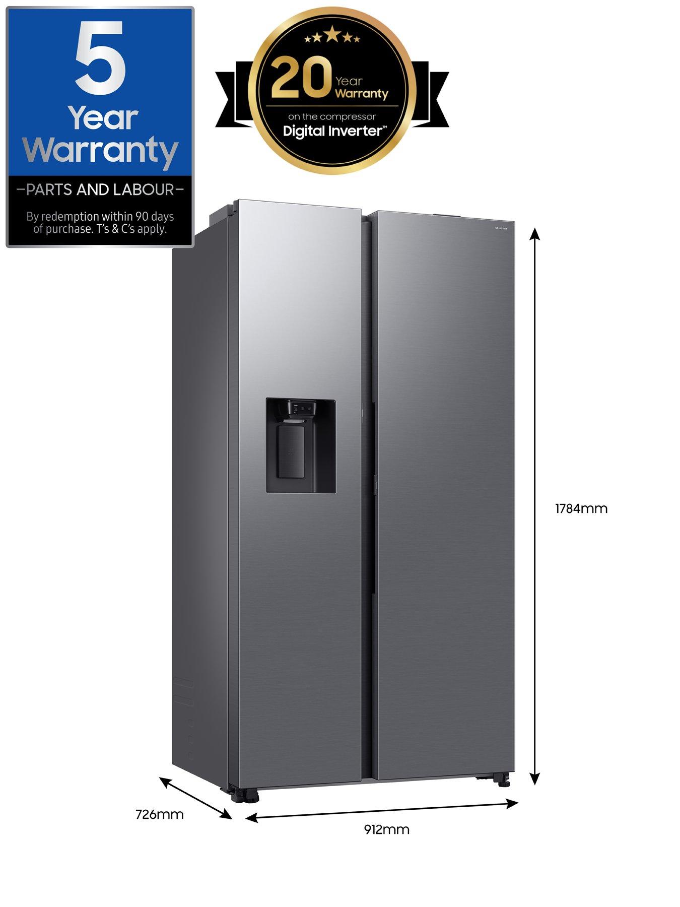 Image 7 of 8 of Samsung Series 8 On-device Bixby RS80F66KBT Wifi Connected Plumbed Total No Frost American Fridge Freezer - Silver - B Rated