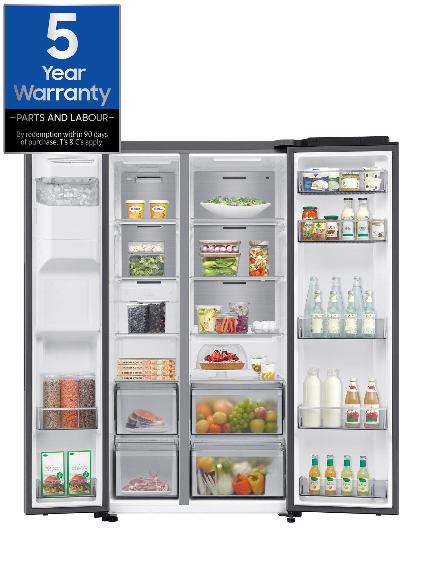  image of samsung-bespoke-ai-series-6-spacemaxtrade-rs70f64keteu-640l-smart-american-fridge-freezer--nbspsilver